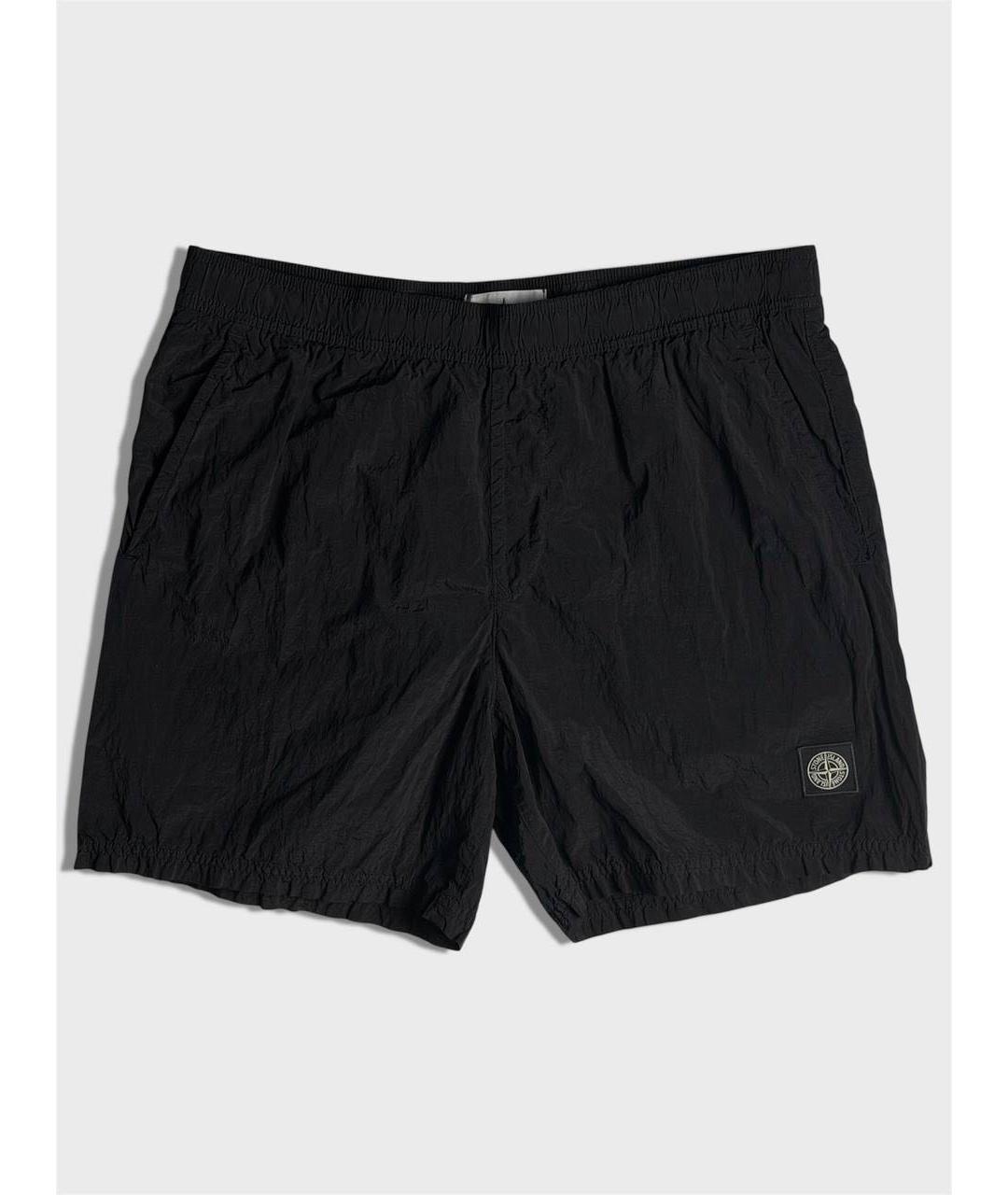 STONE ISLAND Черные плавки, фото 6