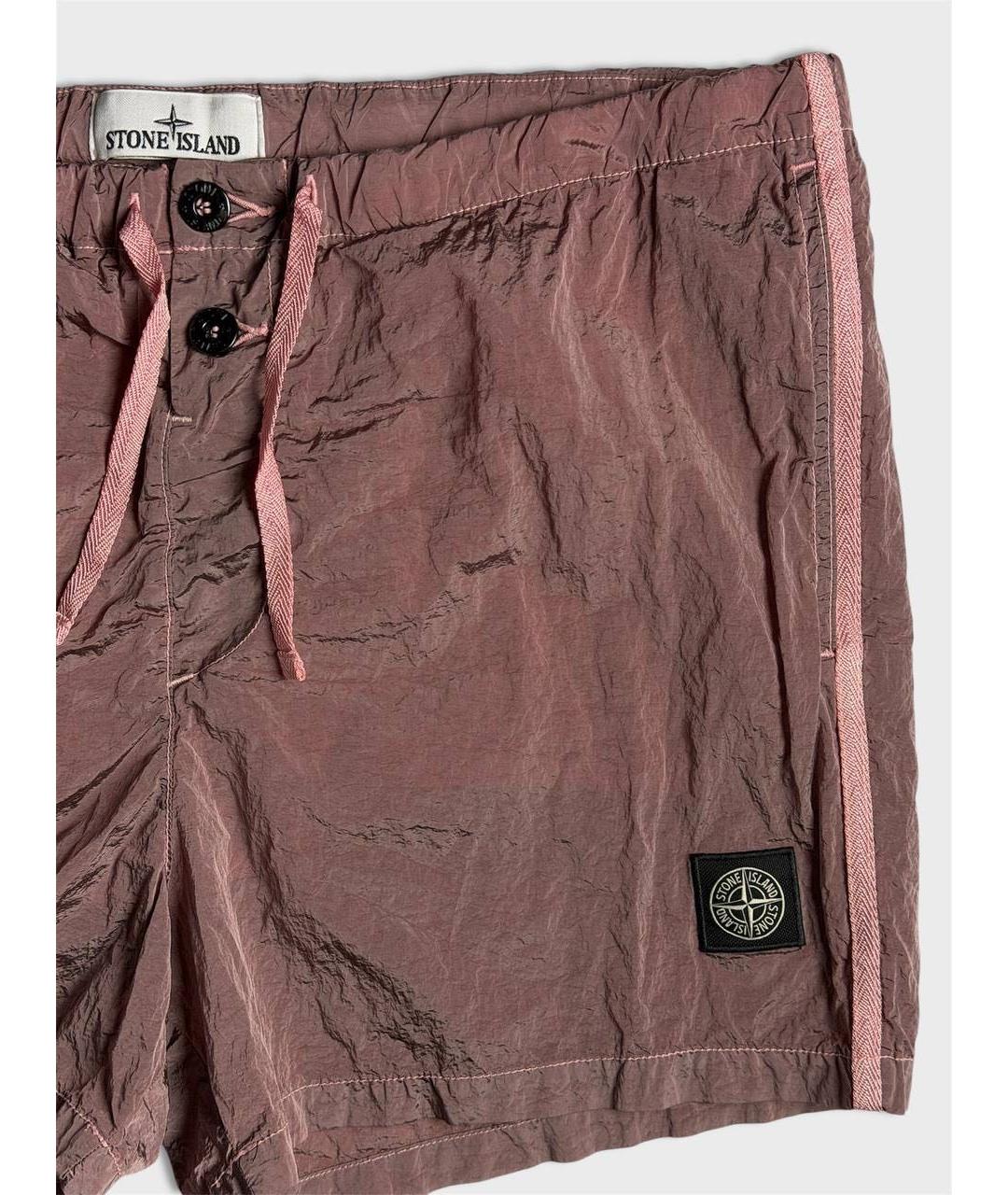 STONE ISLAND Розовые плавки, фото 4