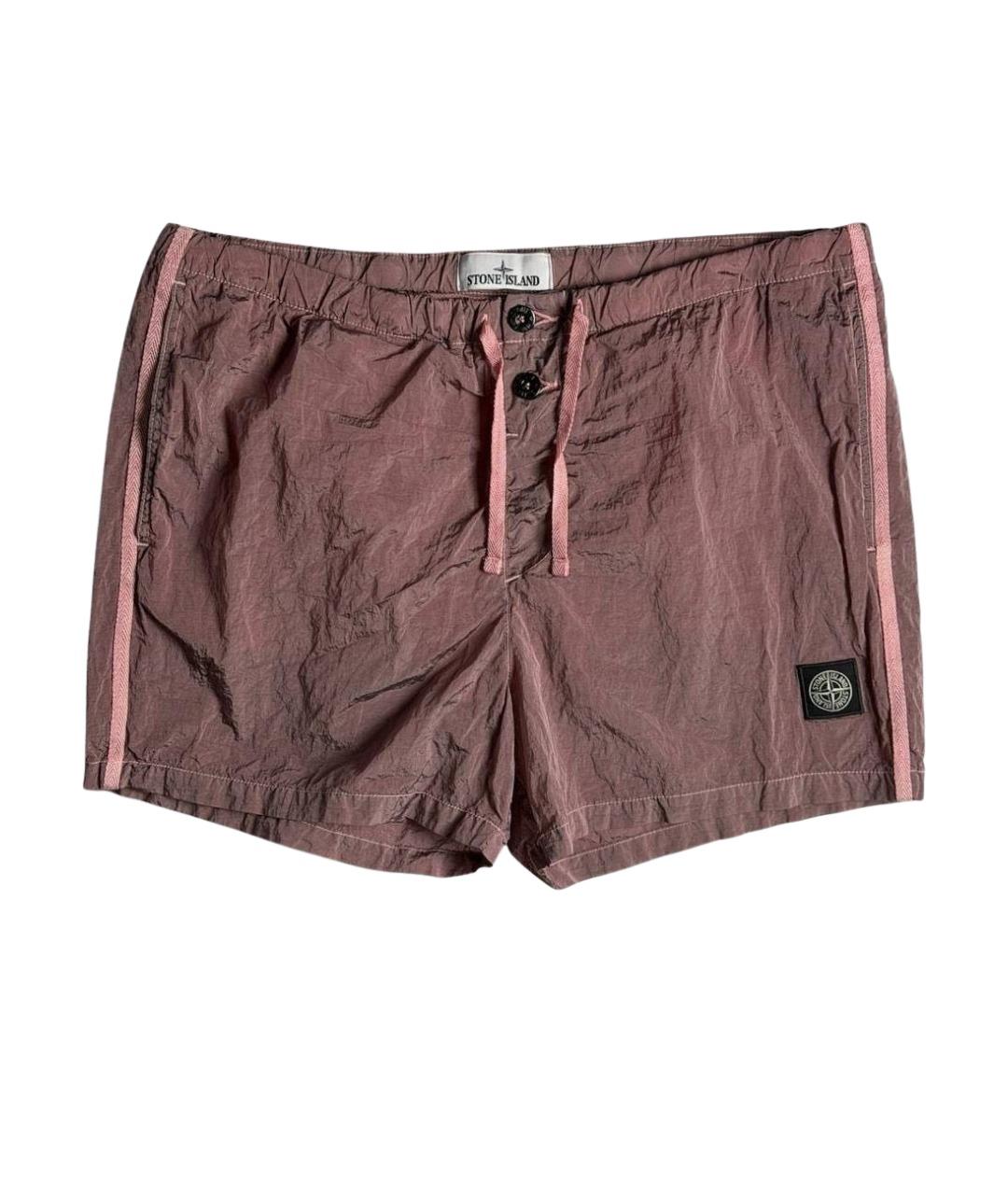 STONE ISLAND Розовые плавки, фото 1