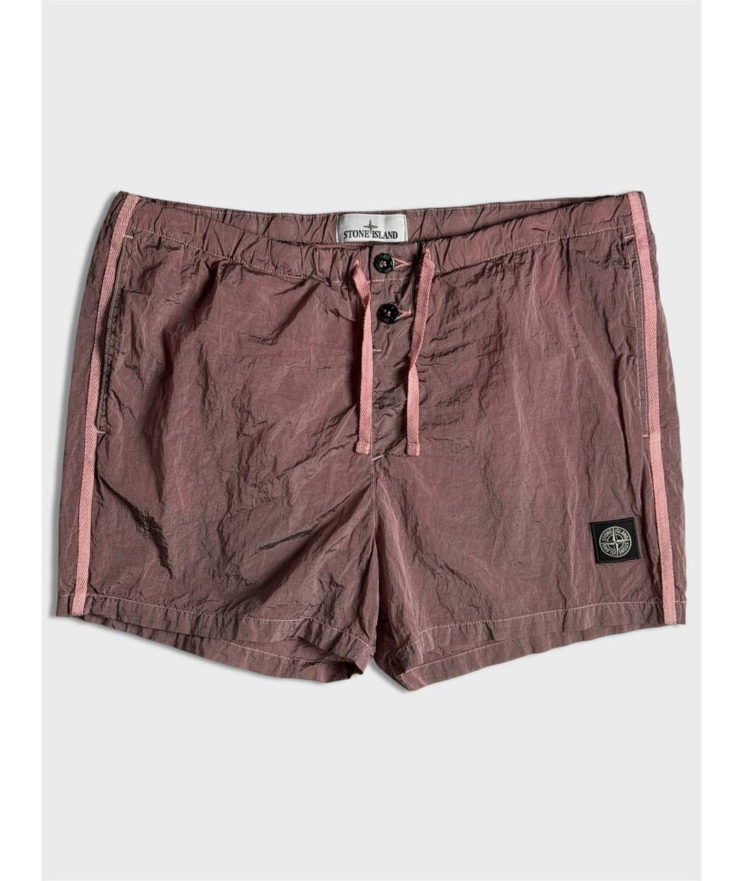 STONE ISLAND Розовые плавки, фото 6