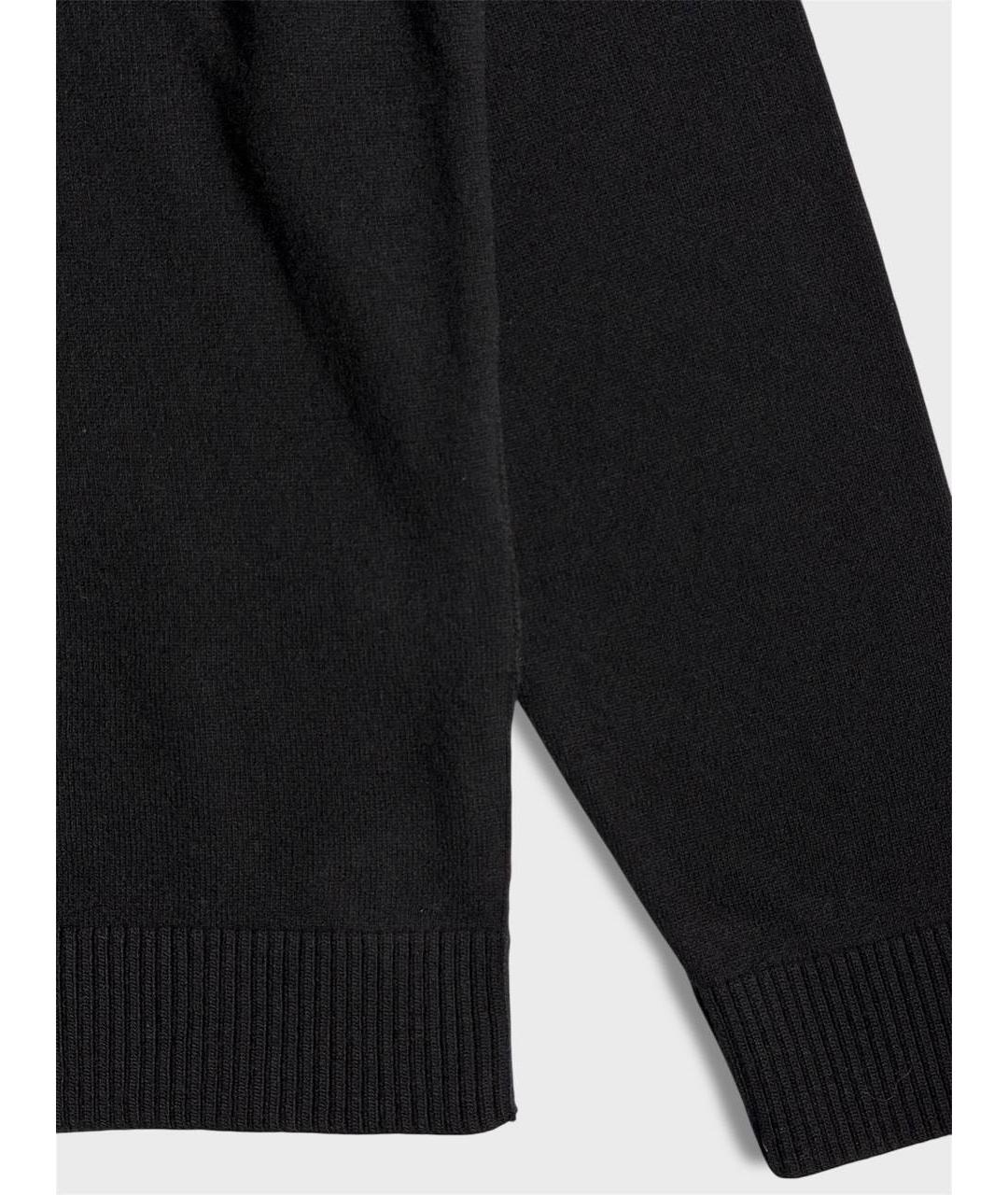 STONE ISLAND Черный шерстяной джемпер / свитер, фото 5