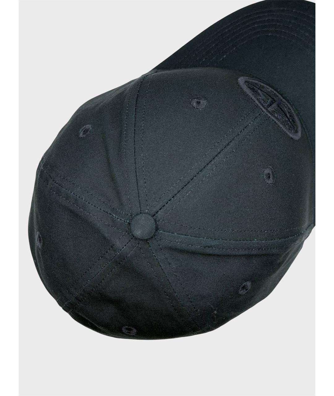 STONE ISLAND Темно-синяя хлопковая кепка/бейсболка, фото 5