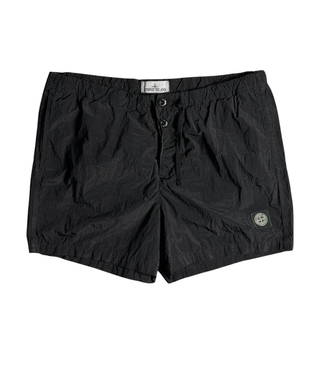 STONE ISLAND Черные плавки, фото 1