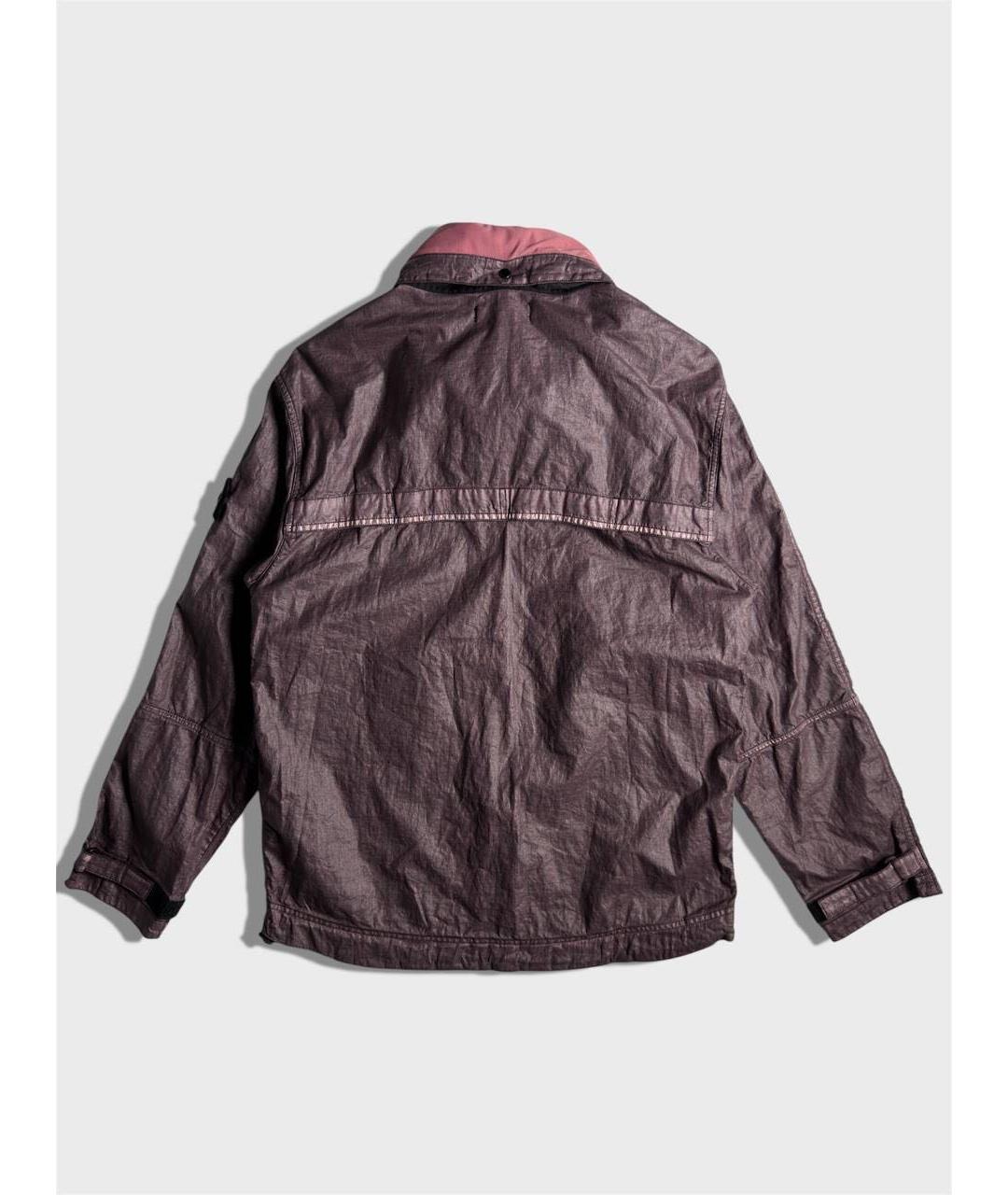 STONE ISLAND Бордовая куртка, фото 2