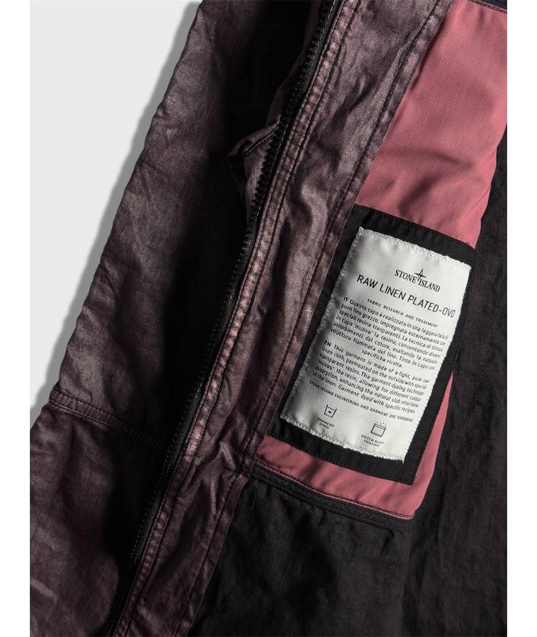 STONE ISLAND Бордовая куртка, фото 4