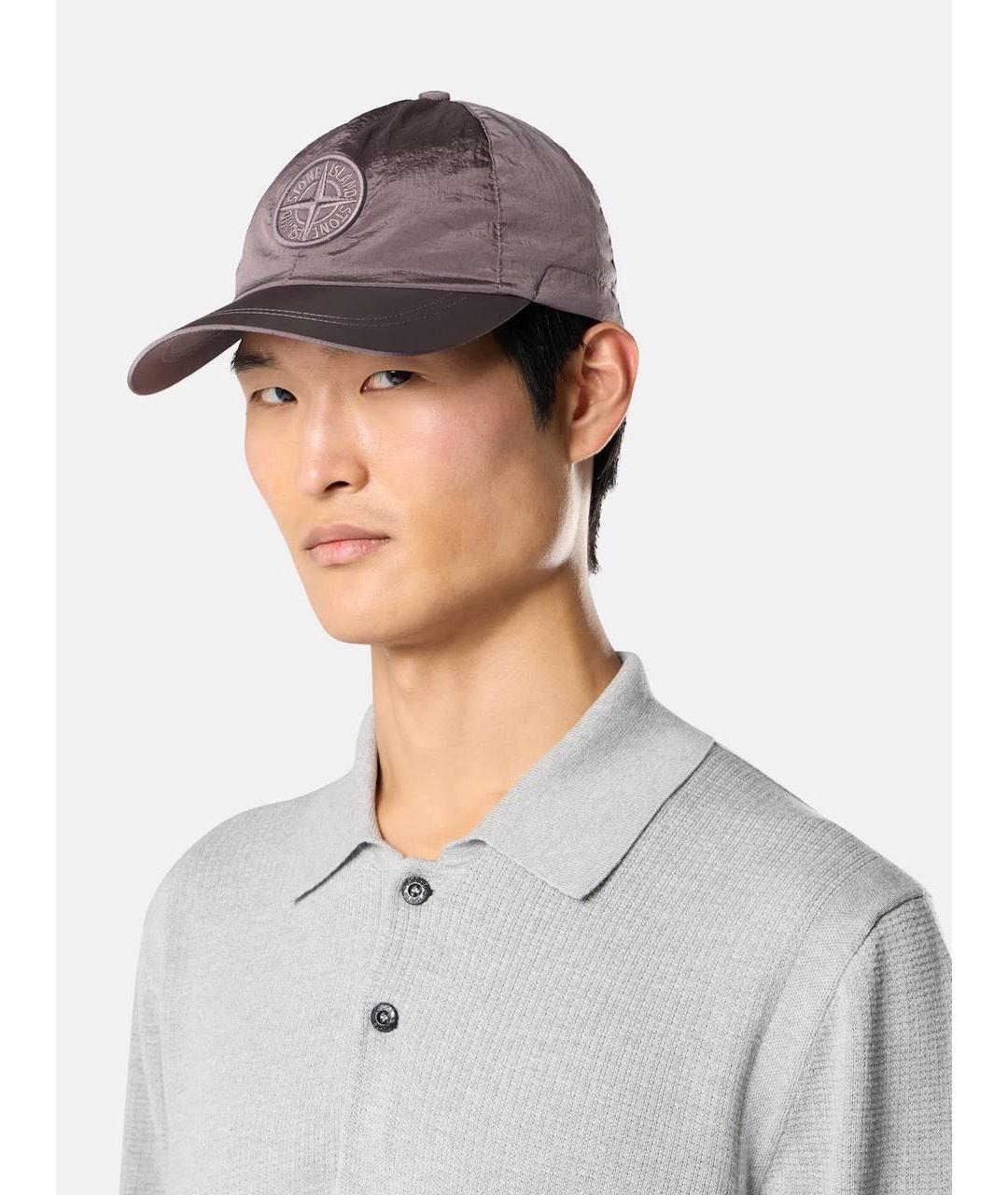 STONE ISLAND Серебряная кепка/бейсболка, фото 3