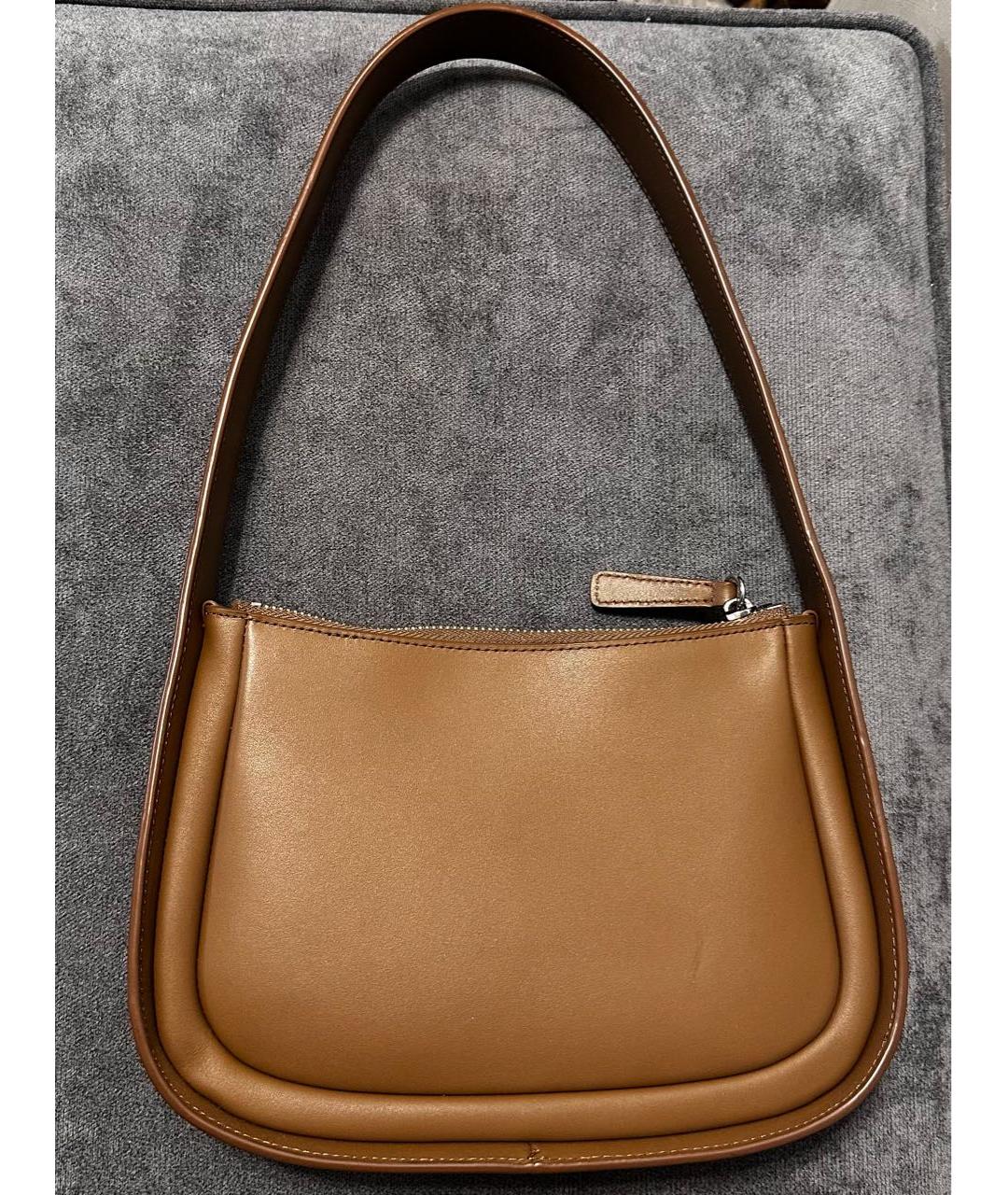 12 STOREEZ Коричневая кожаная сумка с короткими ручками, фото 2