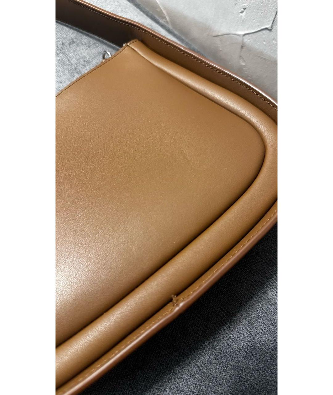 12 STOREEZ Коричневая кожаная сумка с короткими ручками, фото 4