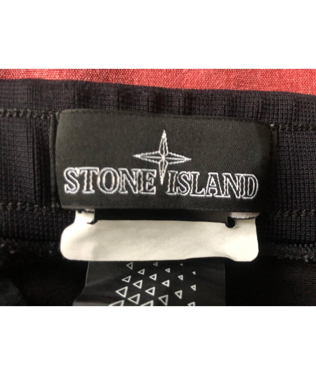 STONE ISLAND SHADOW PROJECT Черные хлопко-эластановые повседневные брюки, фото 5