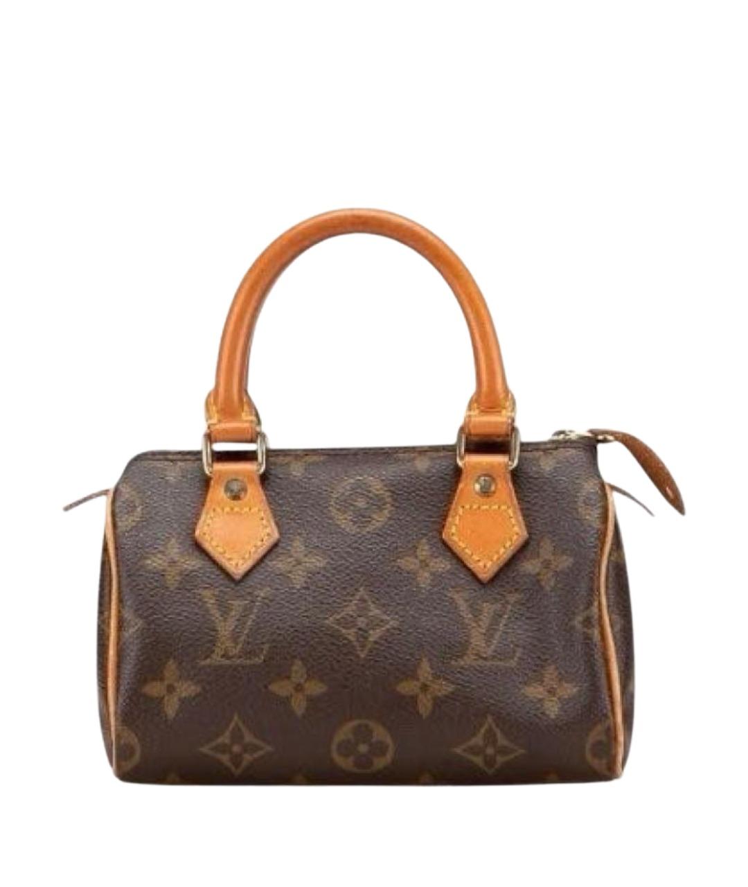 LOUIS VUITTON Коричневая сумка с короткими ручками, фото 1