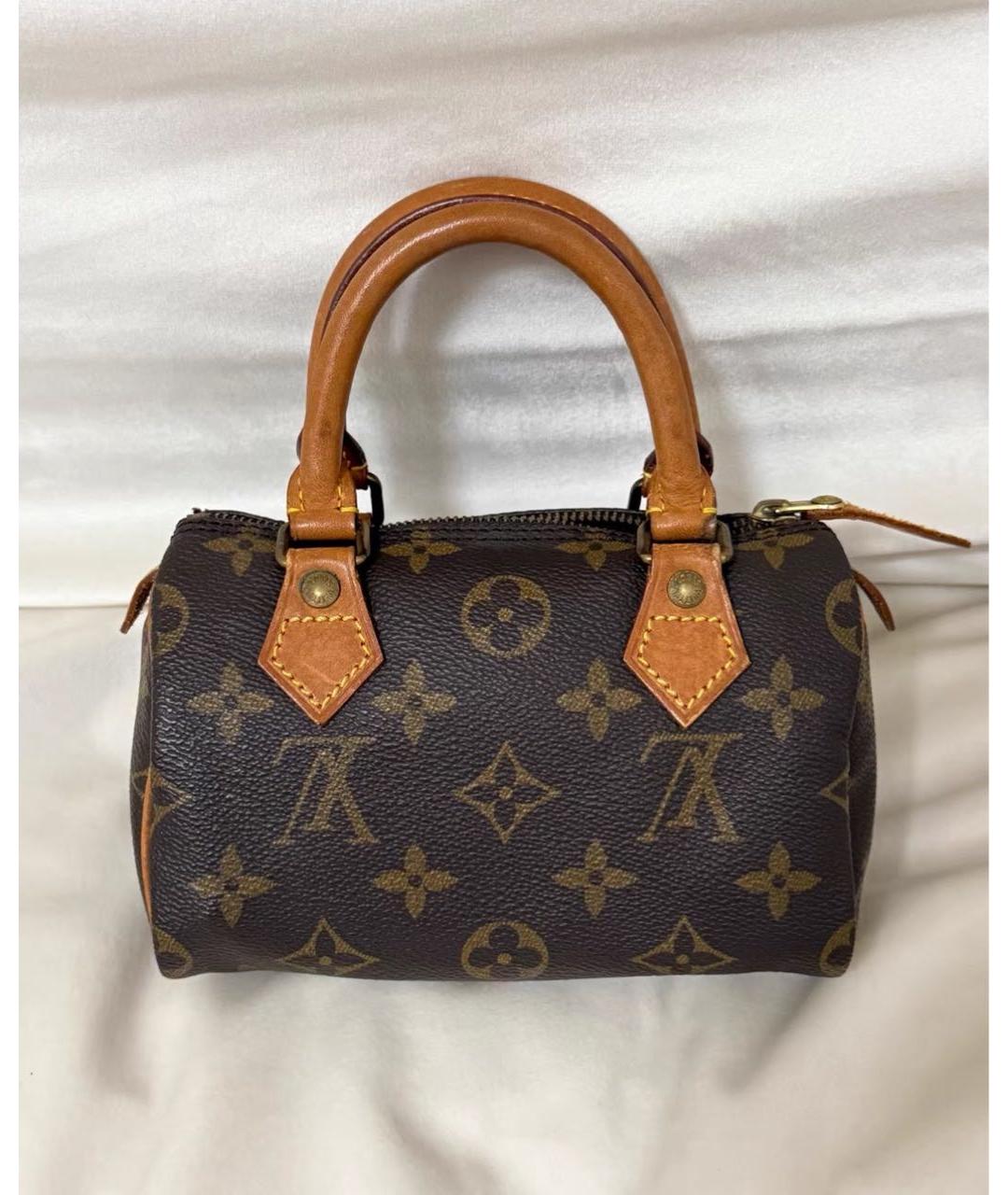 LOUIS VUITTON Коричневая сумка с короткими ручками, фото 2