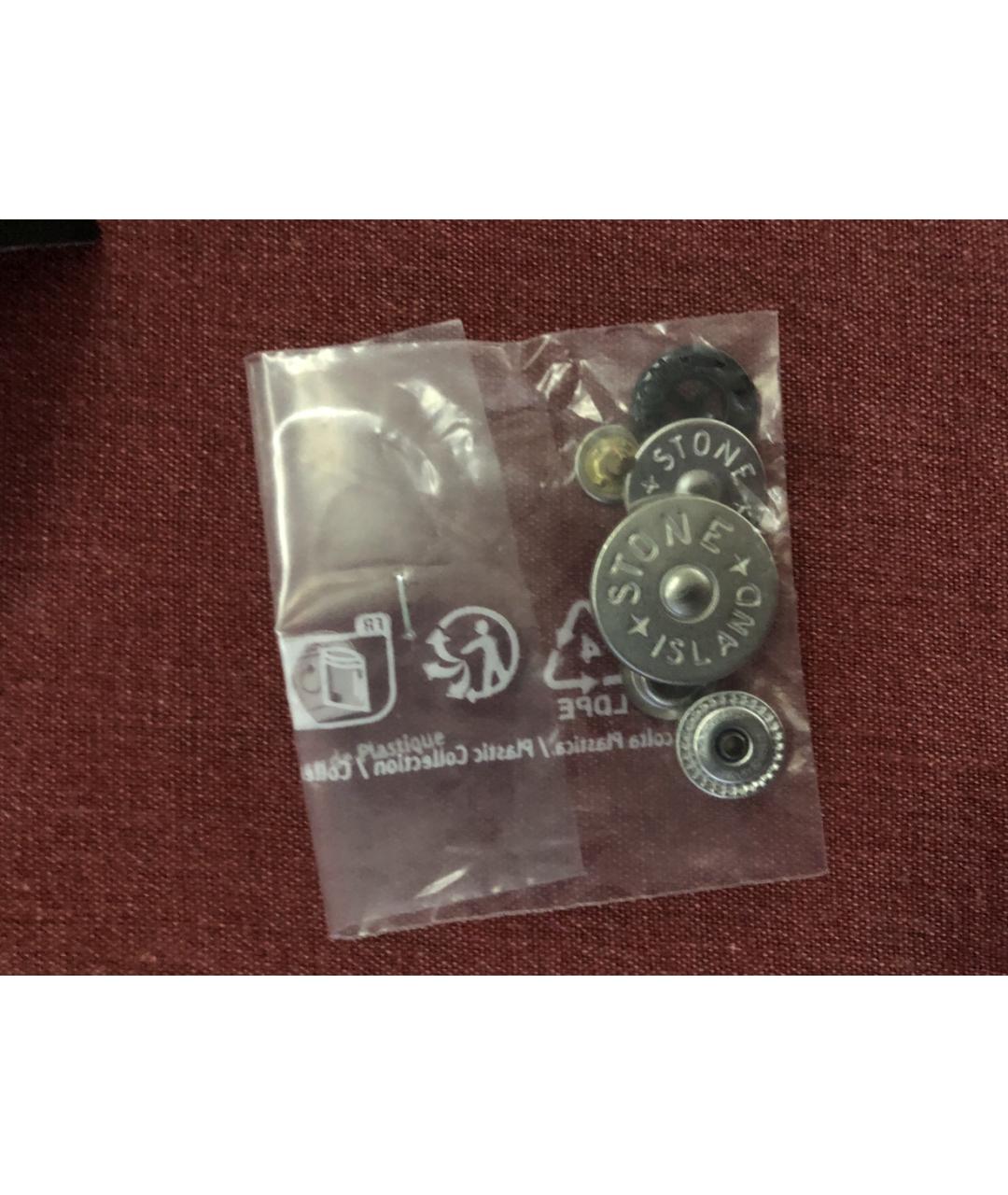 STONE ISLAND Черная хлопковая куртка, фото 8