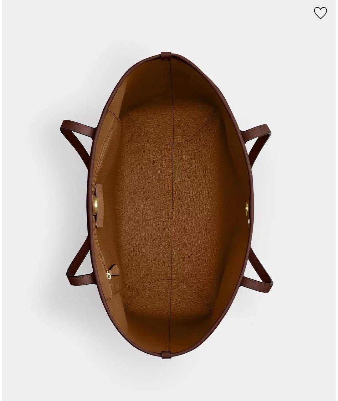 COACH Бежевая сумка тоут, фото 3