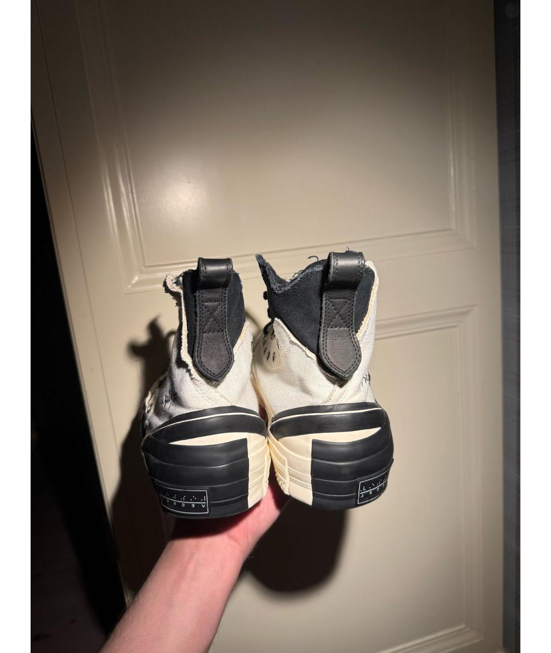 YOHJI YAMAMOTO Мульти текстильные высокие кроссовки / кеды, фото 4