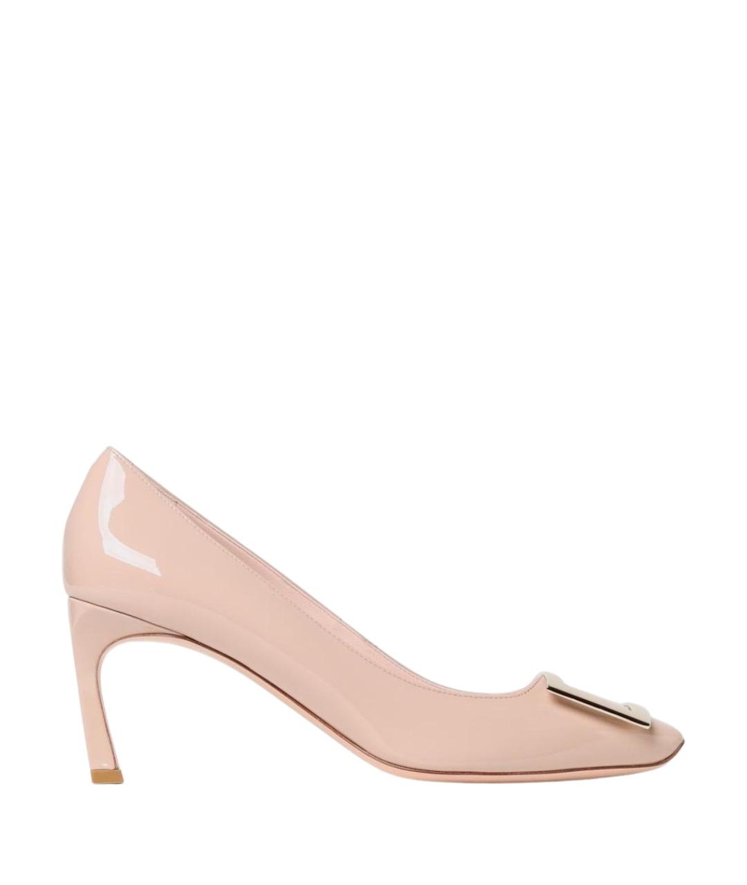 ROGER VIVIER Розовые кожаные туфли, фото 1