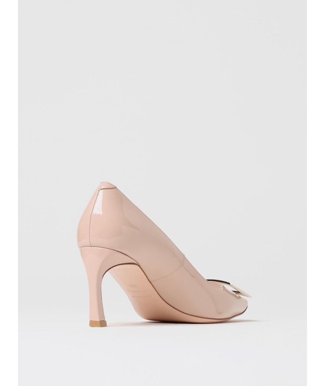 ROGER VIVIER Розовые кожаные туфли, фото 3