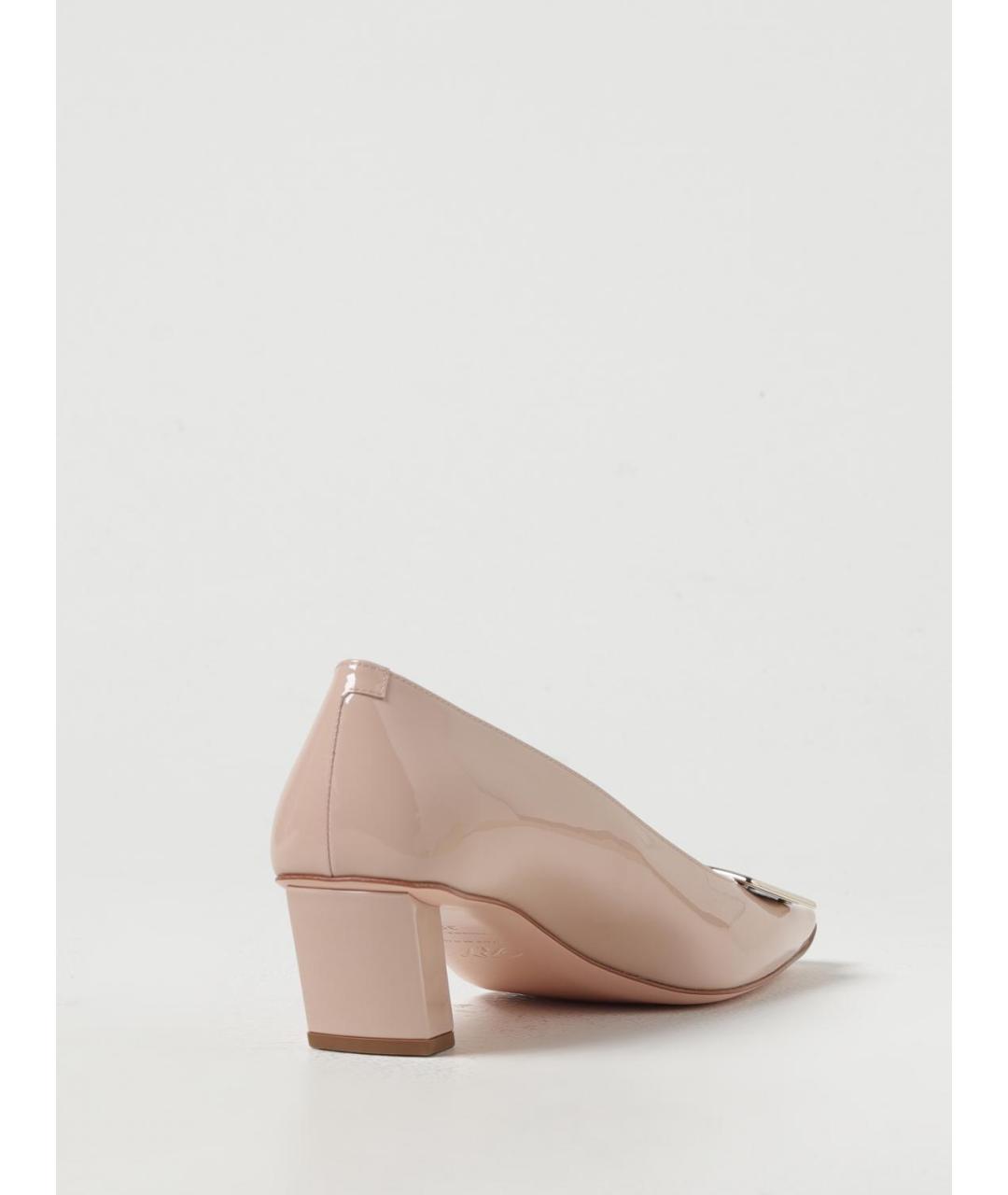 ROGER VIVIER Бежевые кожаные туфли, фото 3