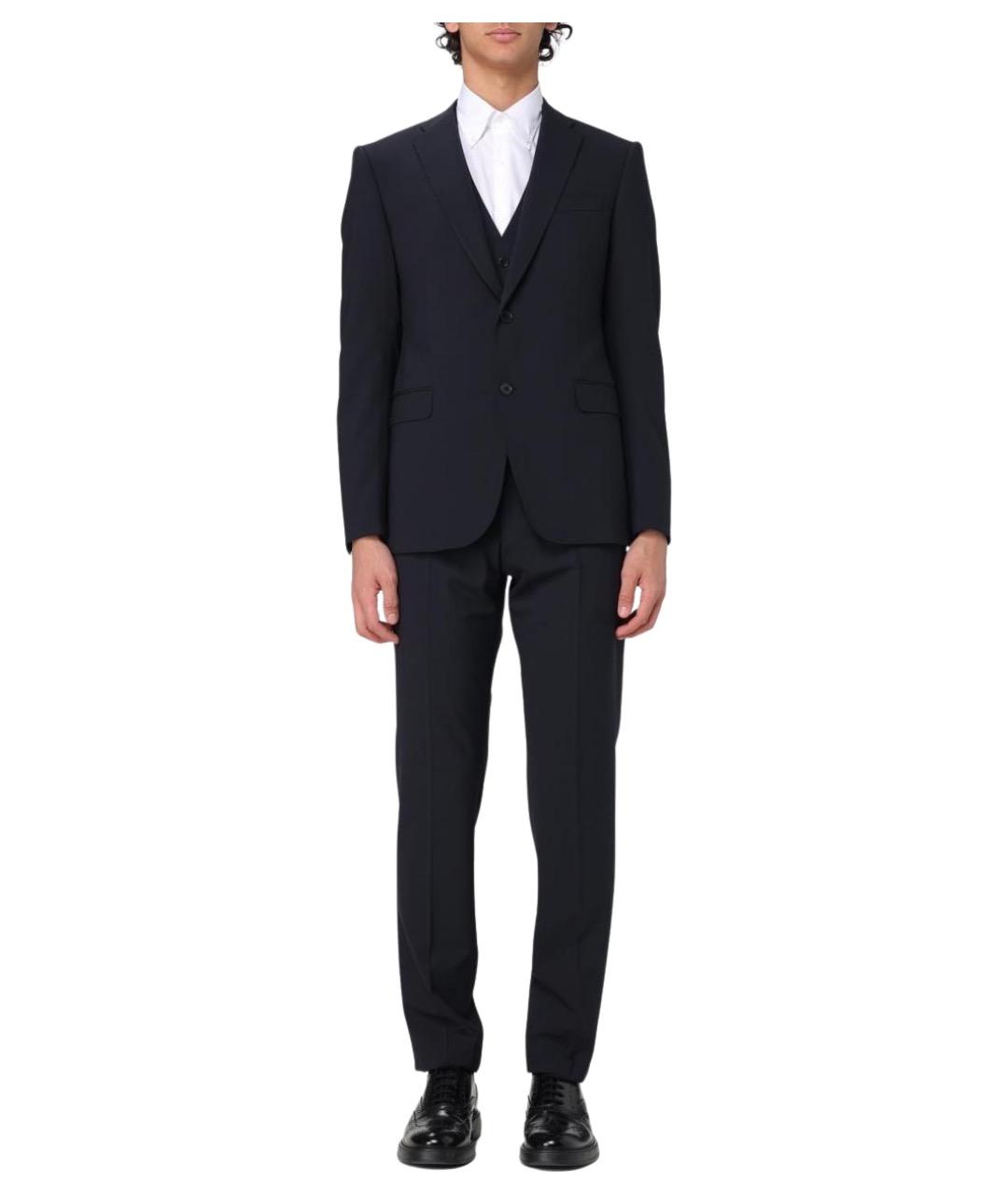 EMPORIO ARMANI Синий классический костюм, фото 1