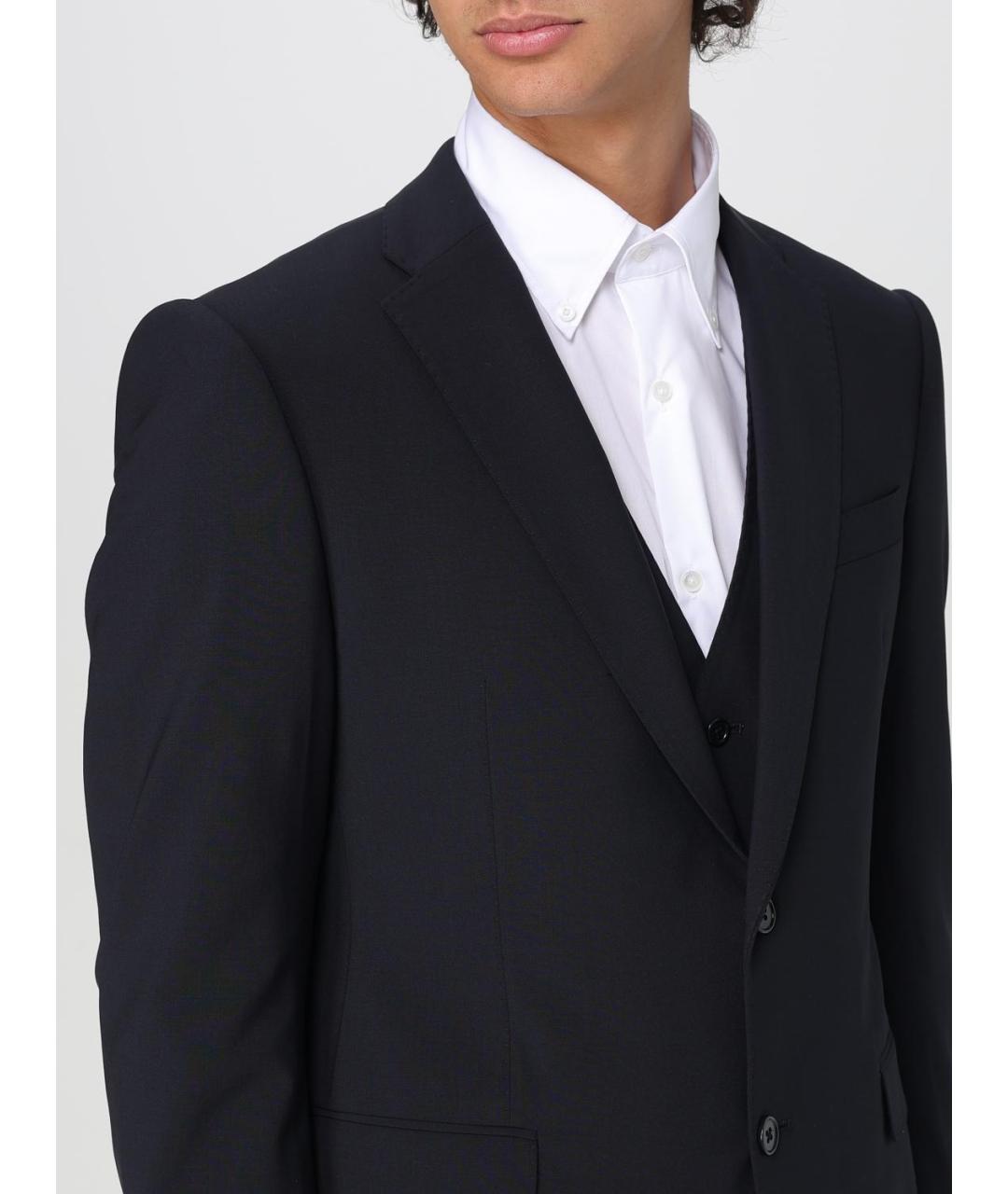EMPORIO ARMANI Синий классический костюм, фото 5