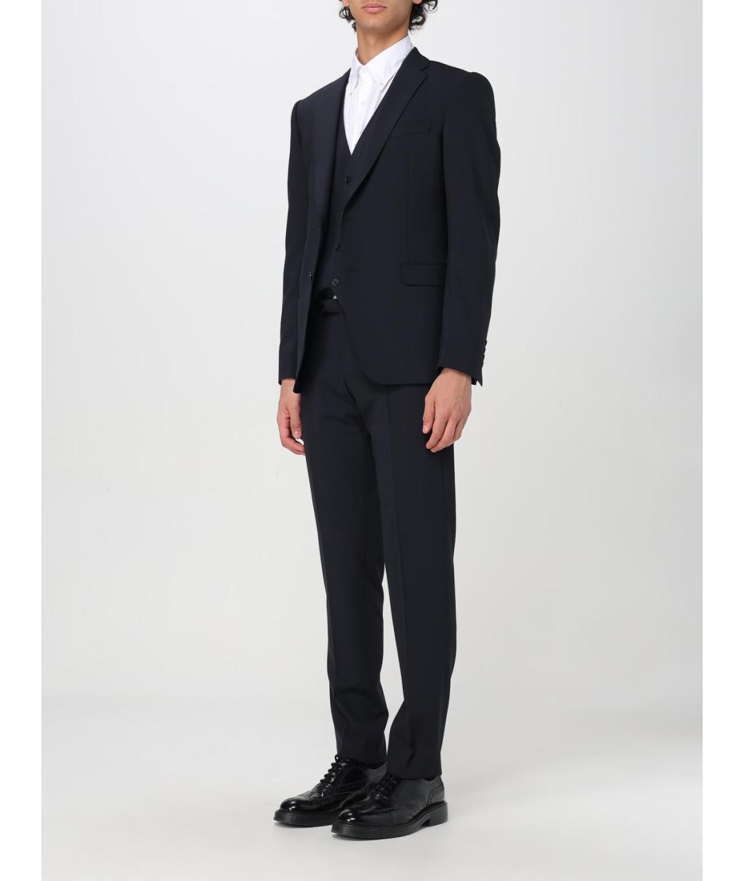 EMPORIO ARMANI Синий классический костюм, фото 4