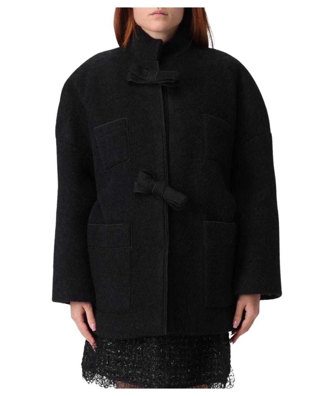 GIAMBATTISTA VALLI Черное пальто, фото 1