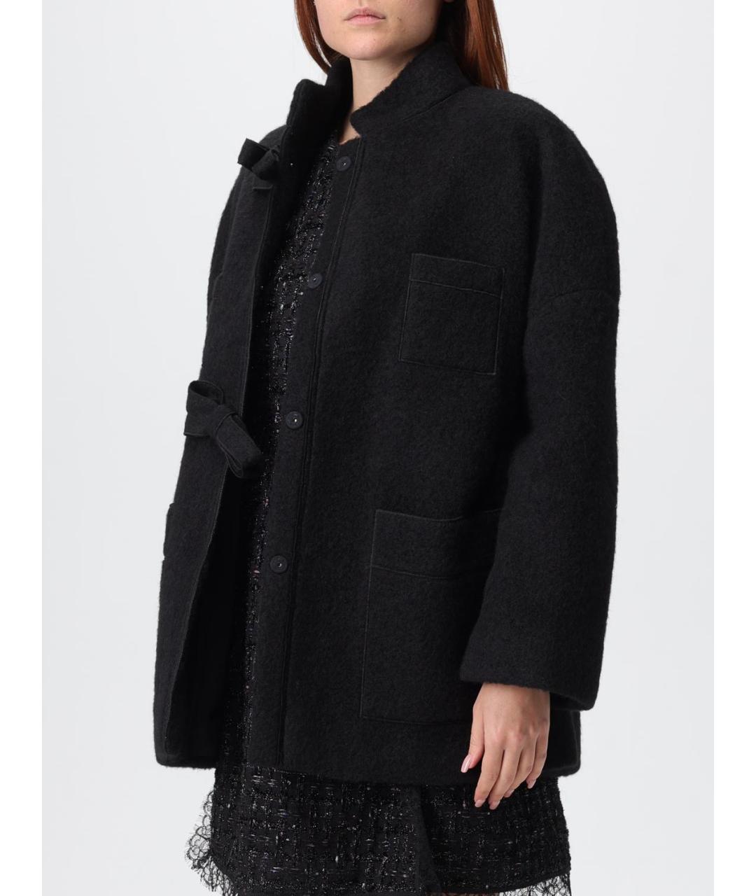 GIAMBATTISTA VALLI Черное пальто, фото 4