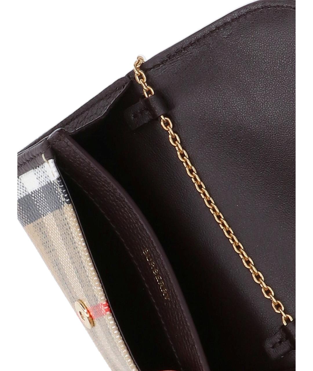 BURBERRY Бежевый кошелек, фото 5