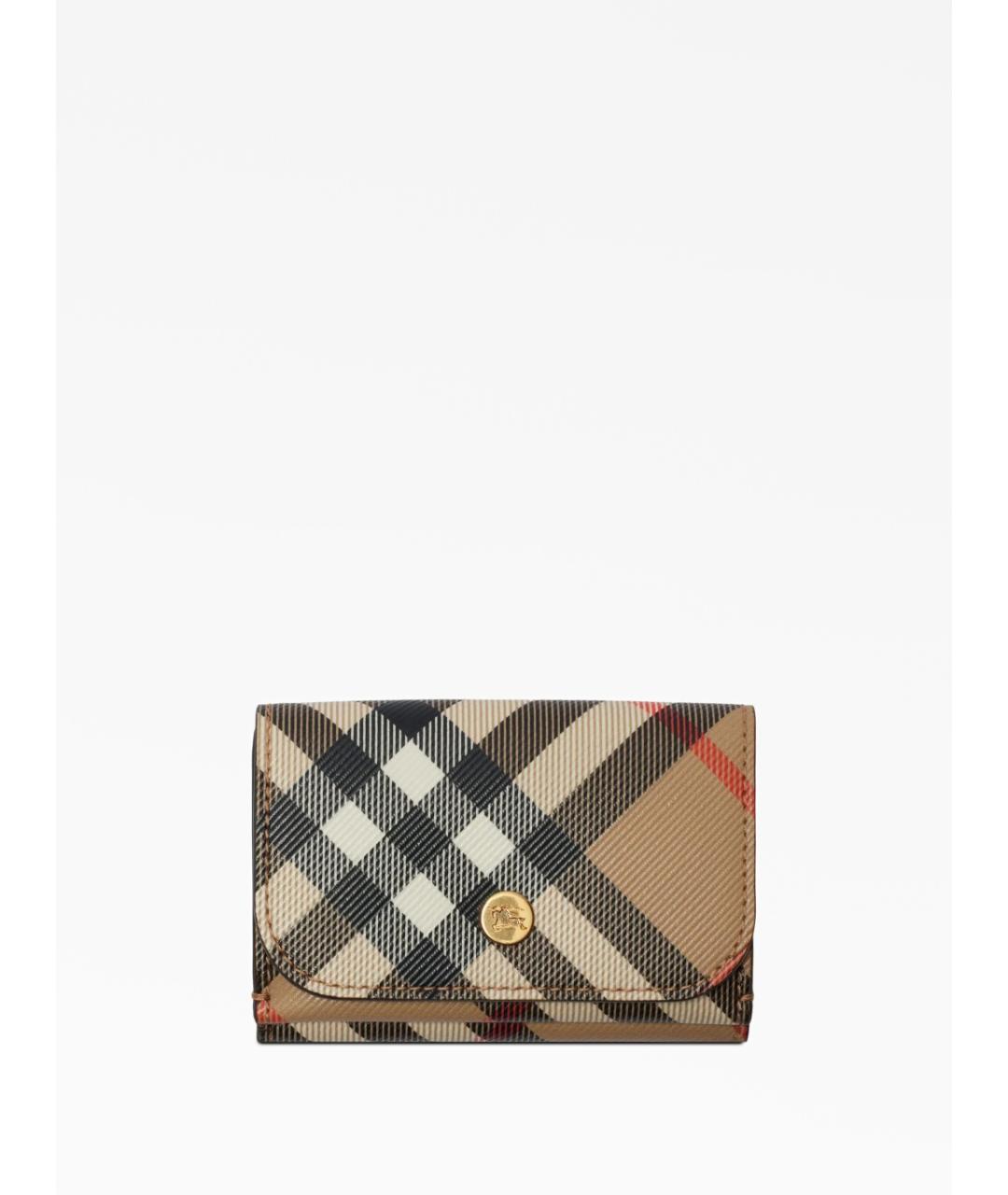 BURBERRY Бежевый кошелек, фото 4