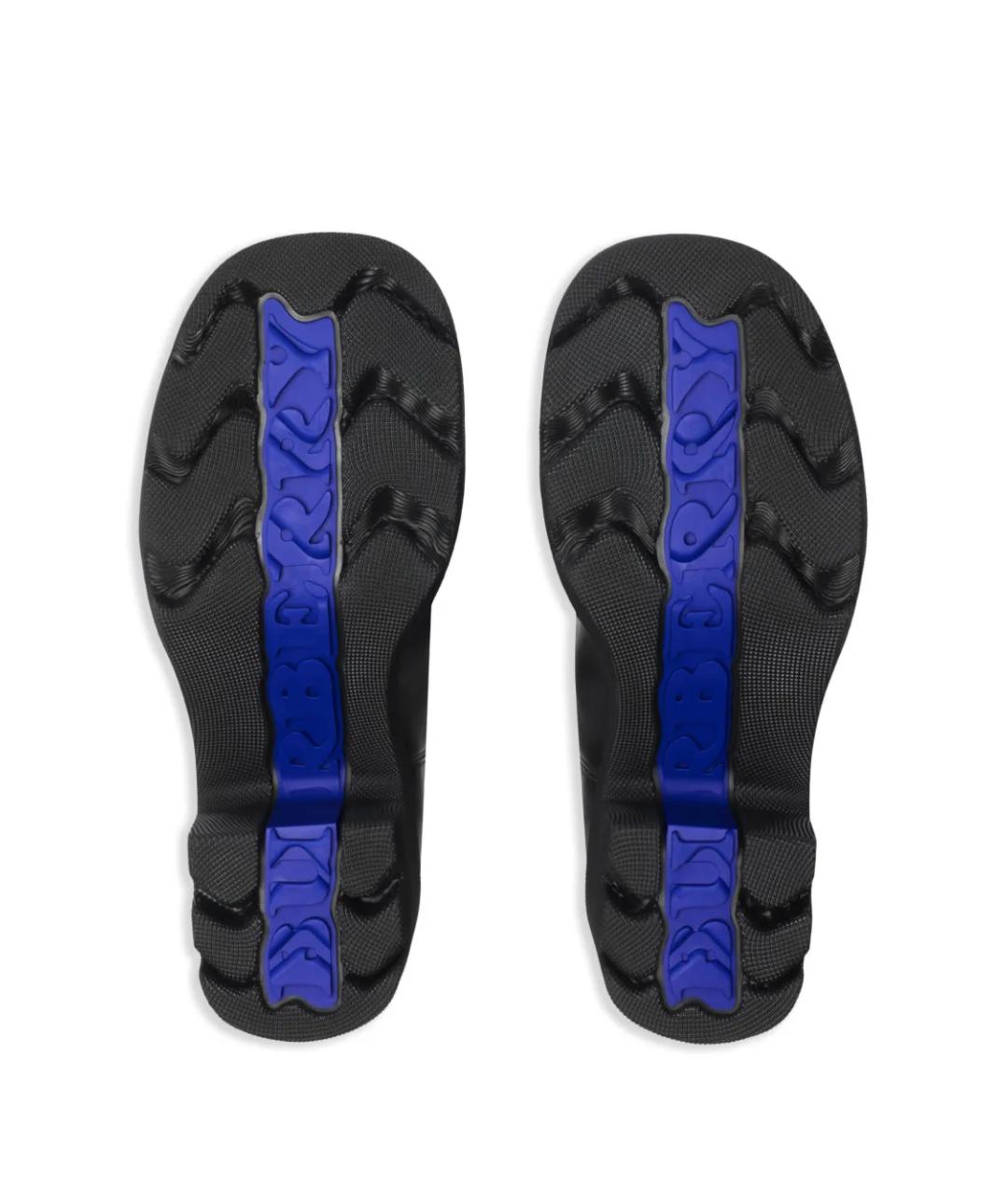 BURBERRY Черные кожаные ботильоны, фото 2