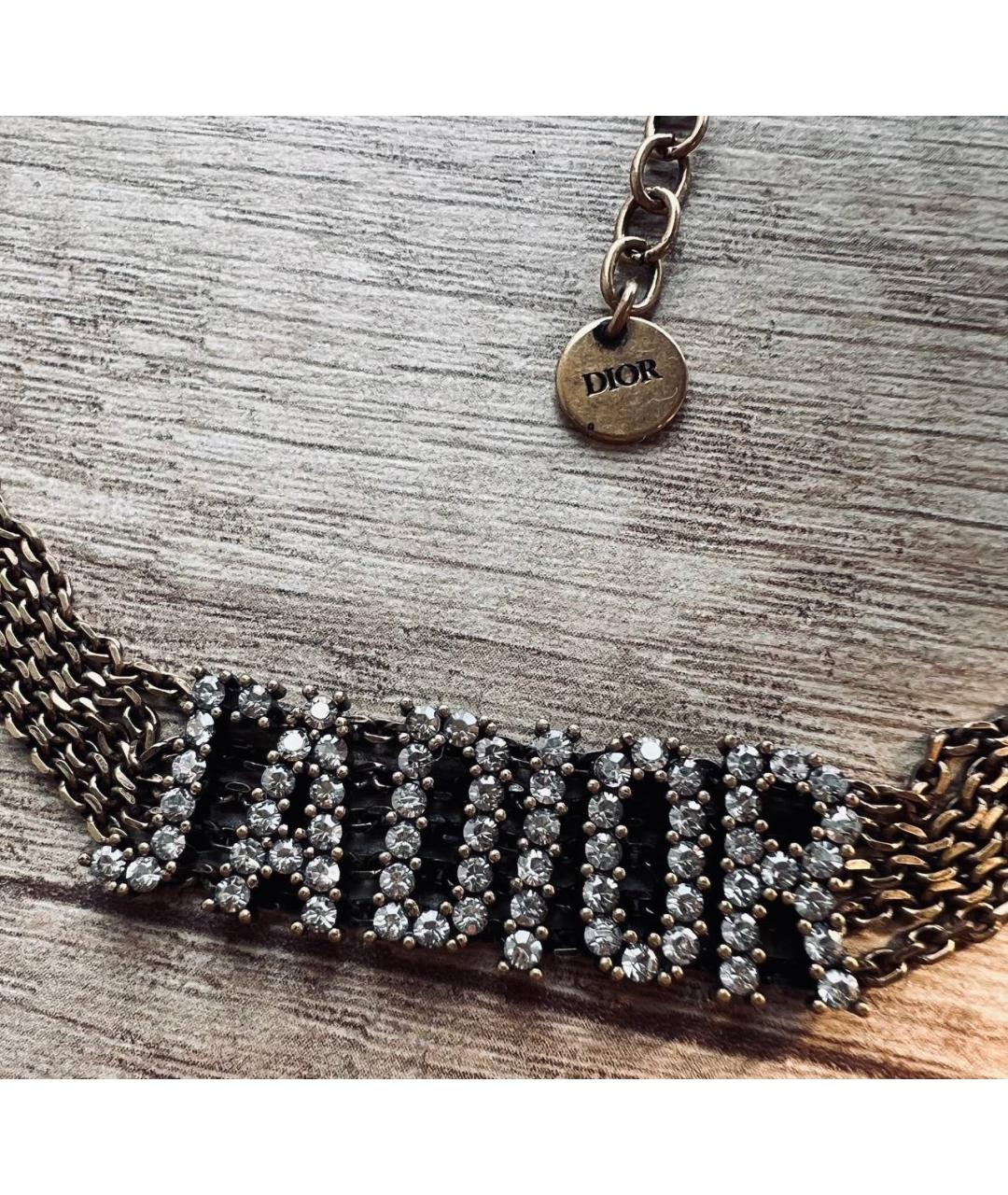 CHRISTIAN DIOR Золотой чокер, фото 4