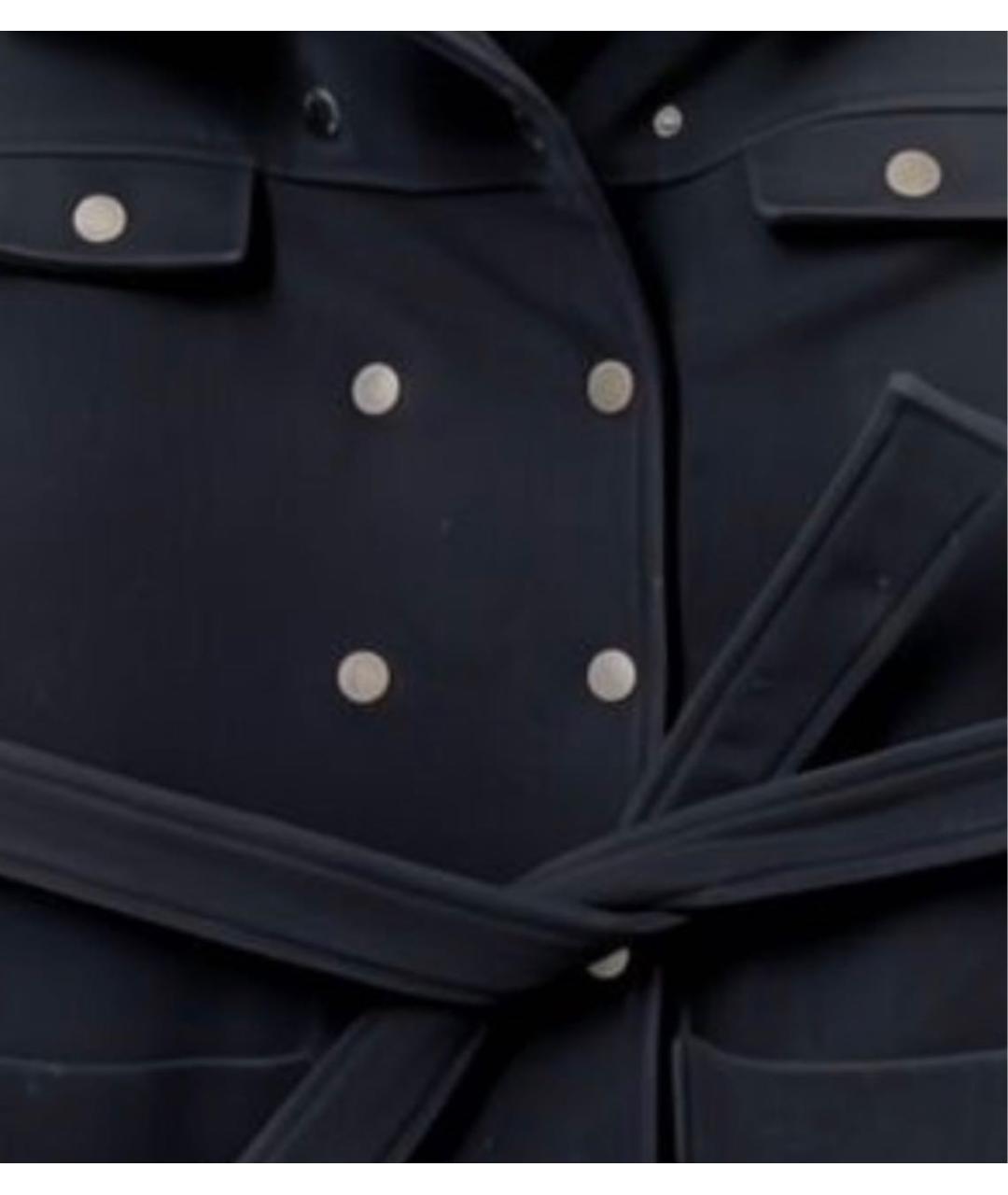 ARMANI JEANS Черное шерстяное пальто, фото 5