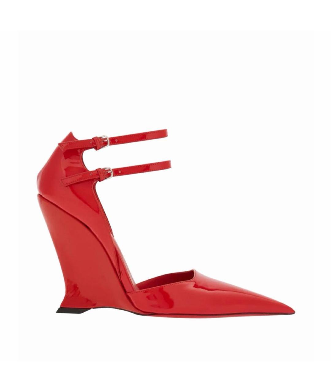 FERRAGAMO Красные туфли из лакированной кожи, фото 1