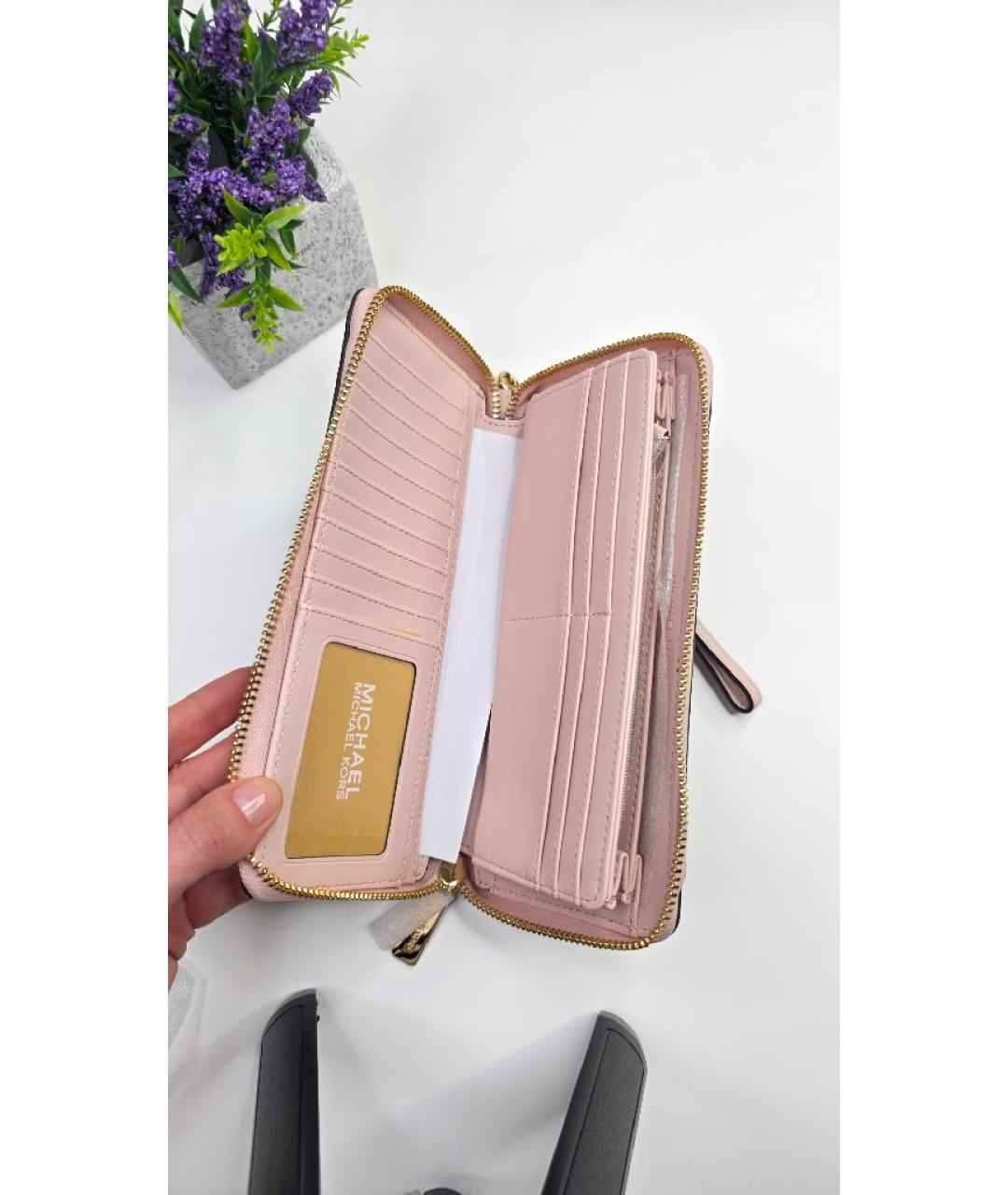 MICHAEL KORS Коричневый кошелек, фото 3