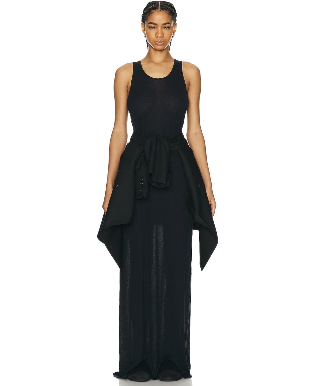 THE ROW Темно-синее хлопковое платье, фото 4