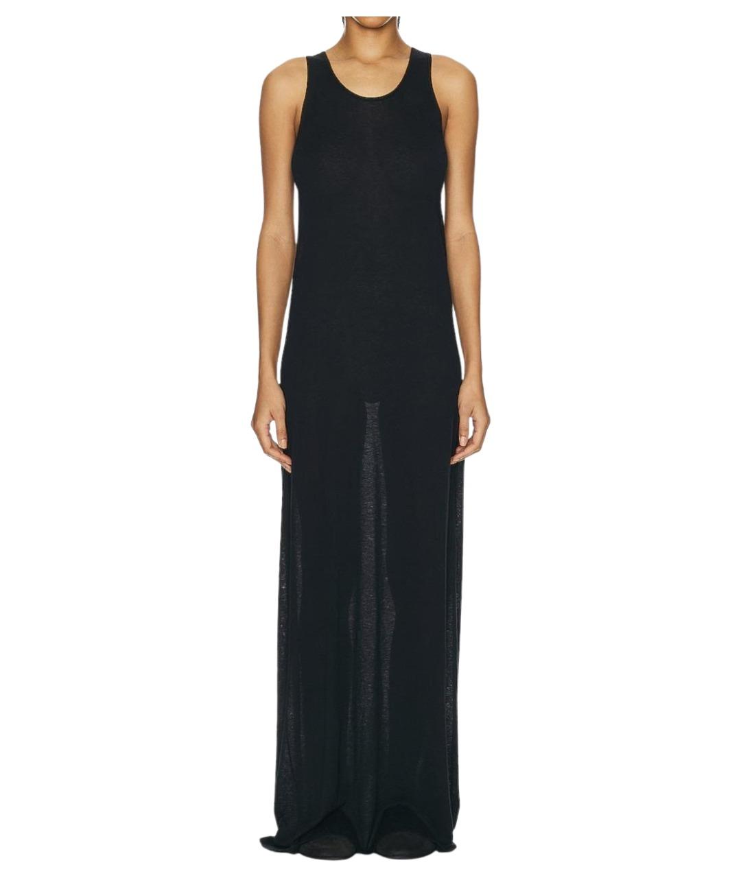 THE ROW Темно-синее хлопковое платье, фото 1