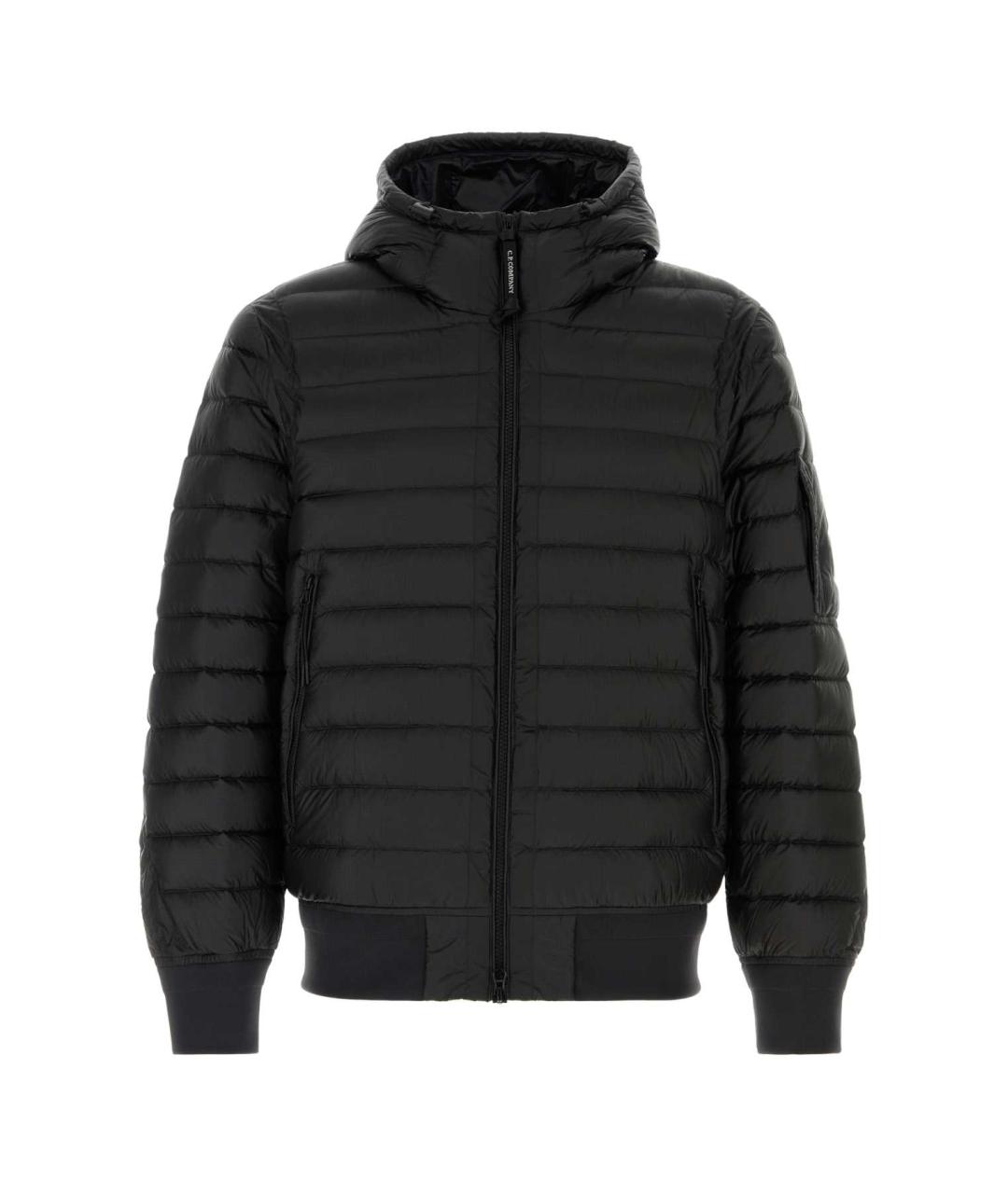CP COMPANY Черный полиамидовый пуховик, фото 1