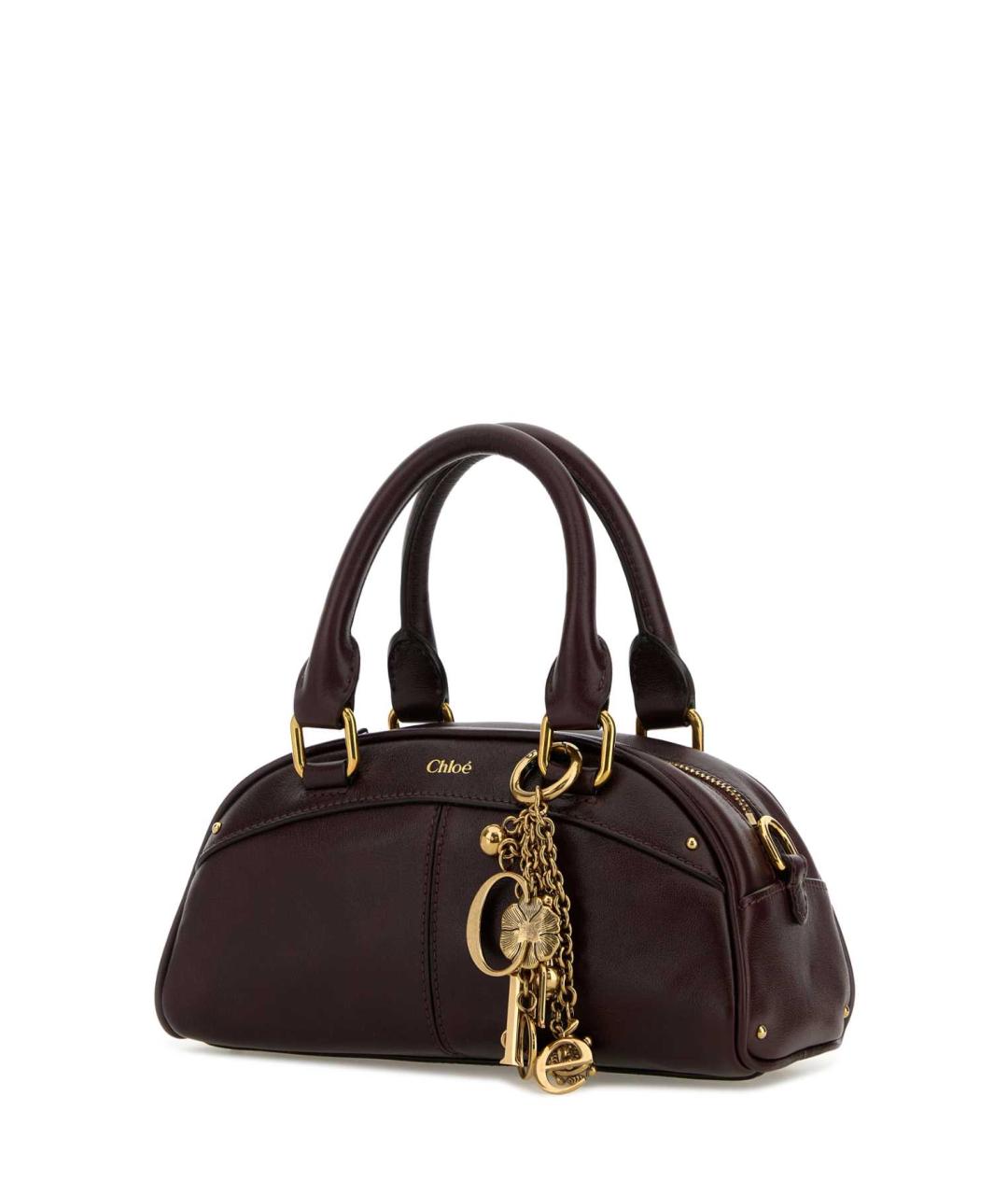 CHLOE Коричневая кожаная сумка тоут, фото 2
