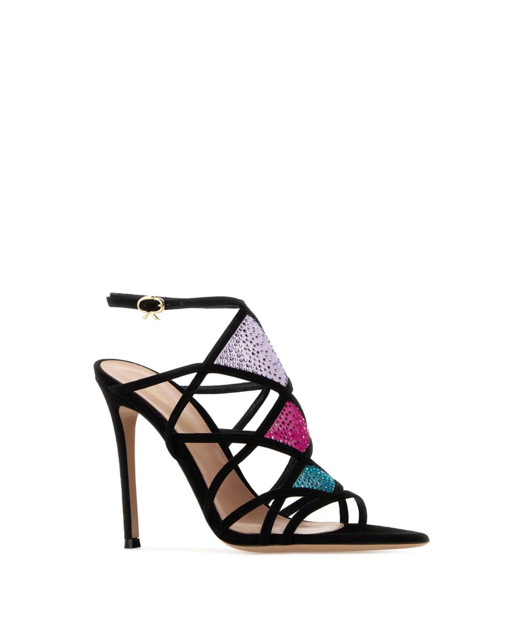 GIANVITO ROSSI Черные босоножки, фото 2