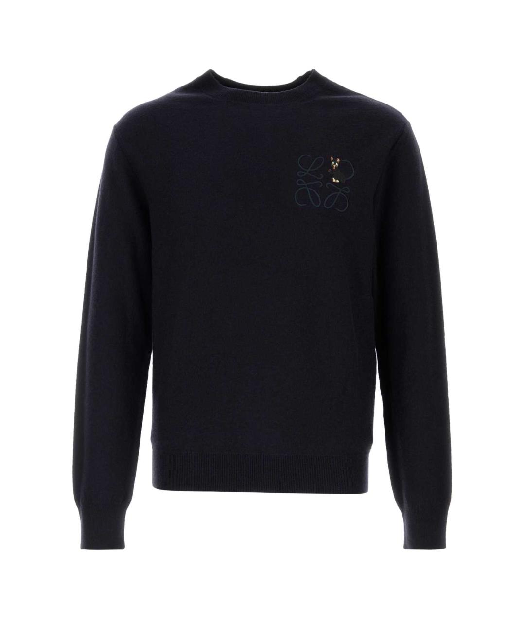 LOEWE Синий шерстяной джемпер / свитер, фото 1