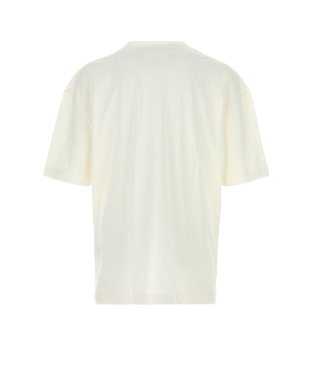 MAISON MARGIELA Белая хлопковая футболка, фото 2