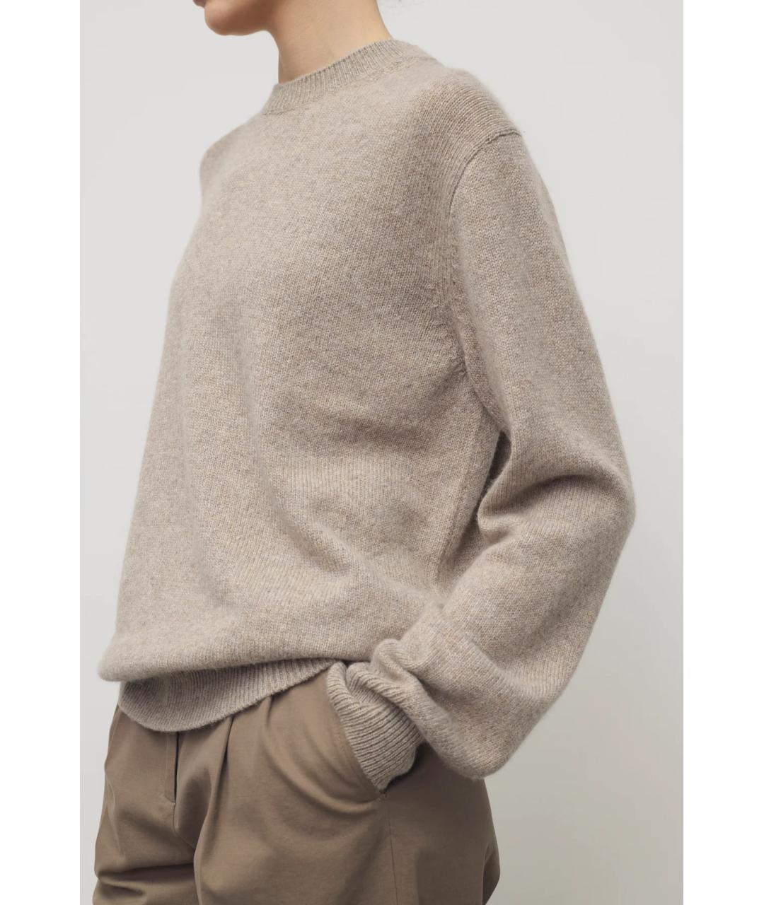 THE ROW Бежевый кашемировый джемпер / свитер, фото 6