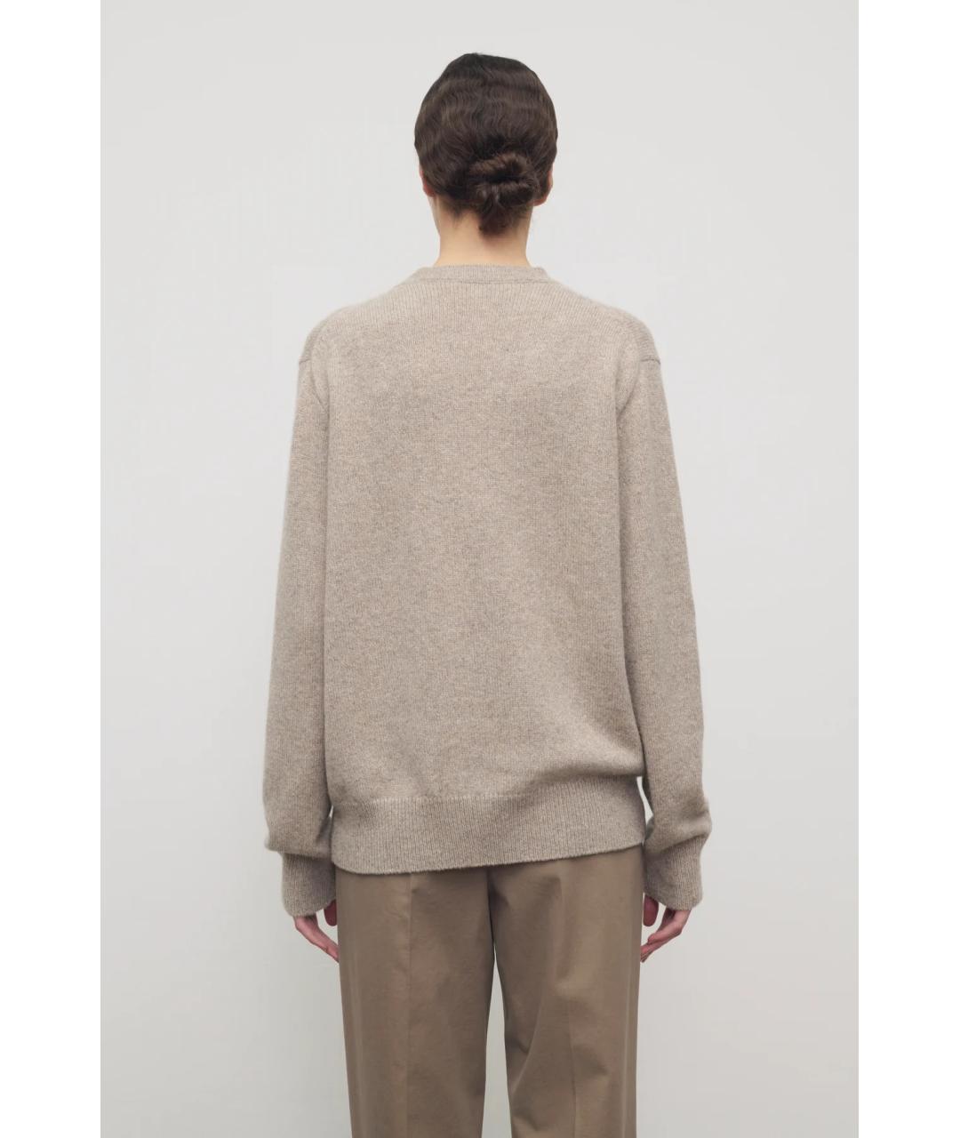 THE ROW Бежевый кашемировый джемпер / свитер, фото 5