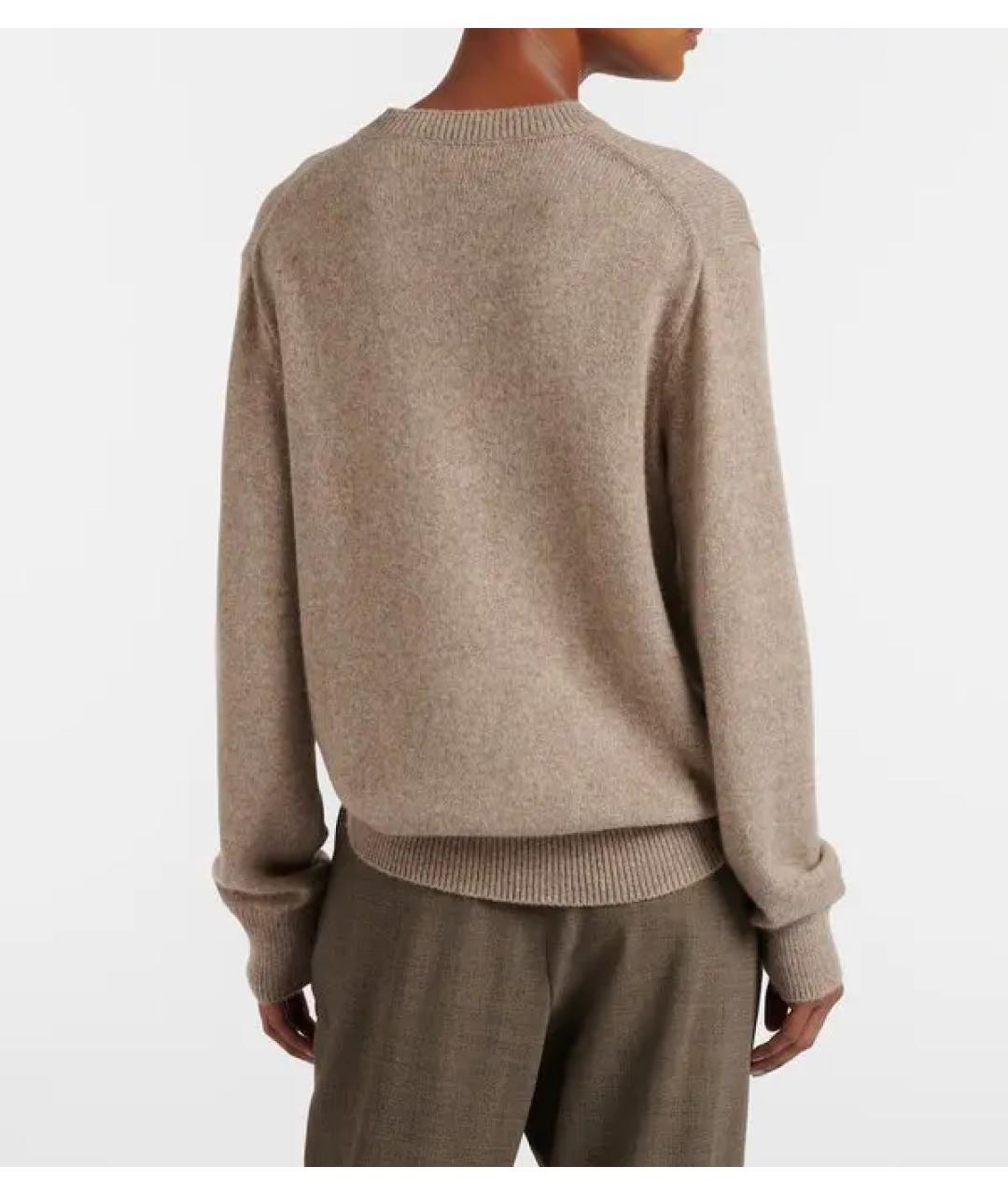 THE ROW Бежевый кашемировый джемпер / свитер, фото 6