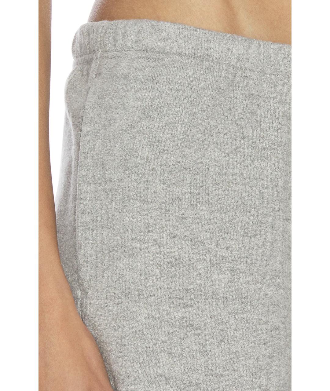 THE ROW Серые хлопковые прямые брюки, фото 6