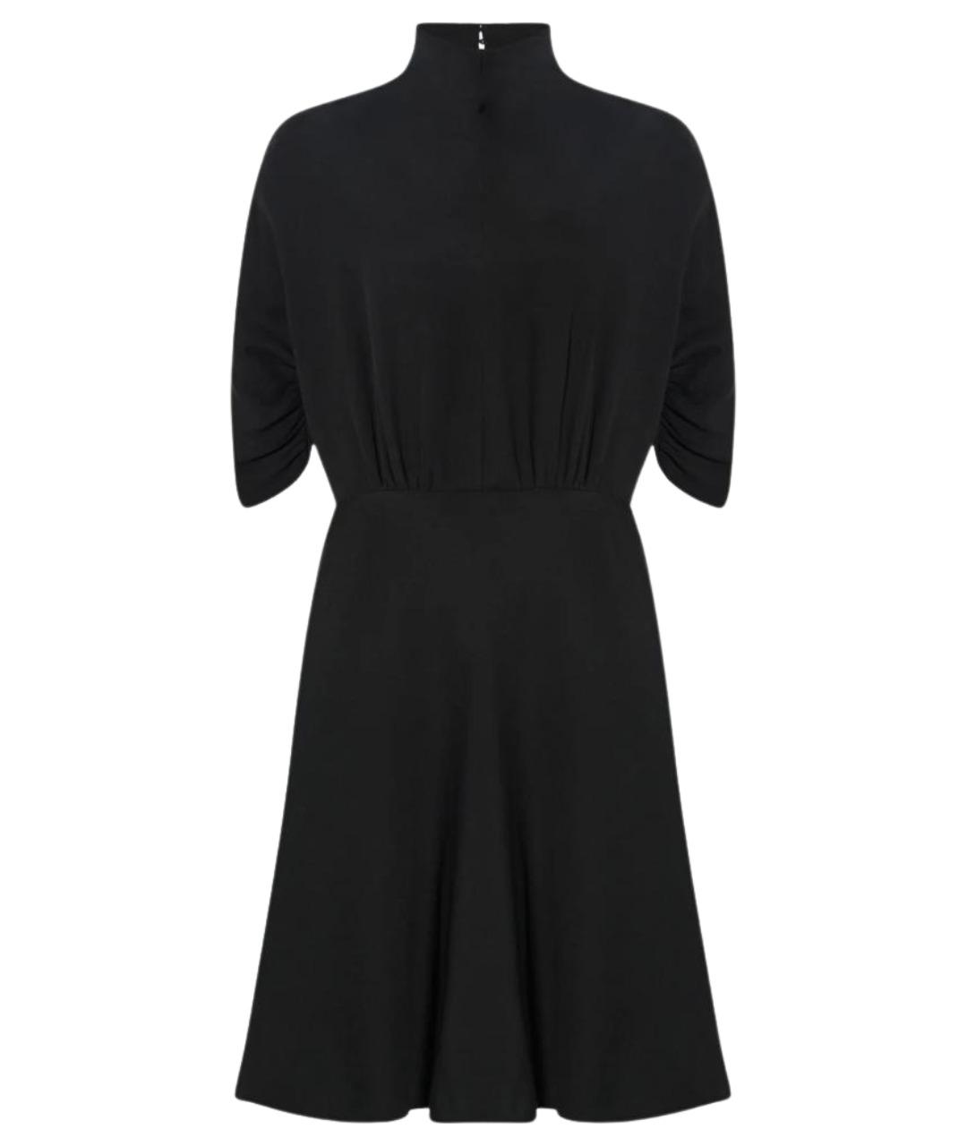 THE ROW Черное шелковое повседневное платье, фото 1