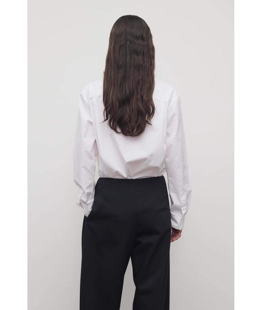 THE ROW Белая хлопковая рубашка, фото 5