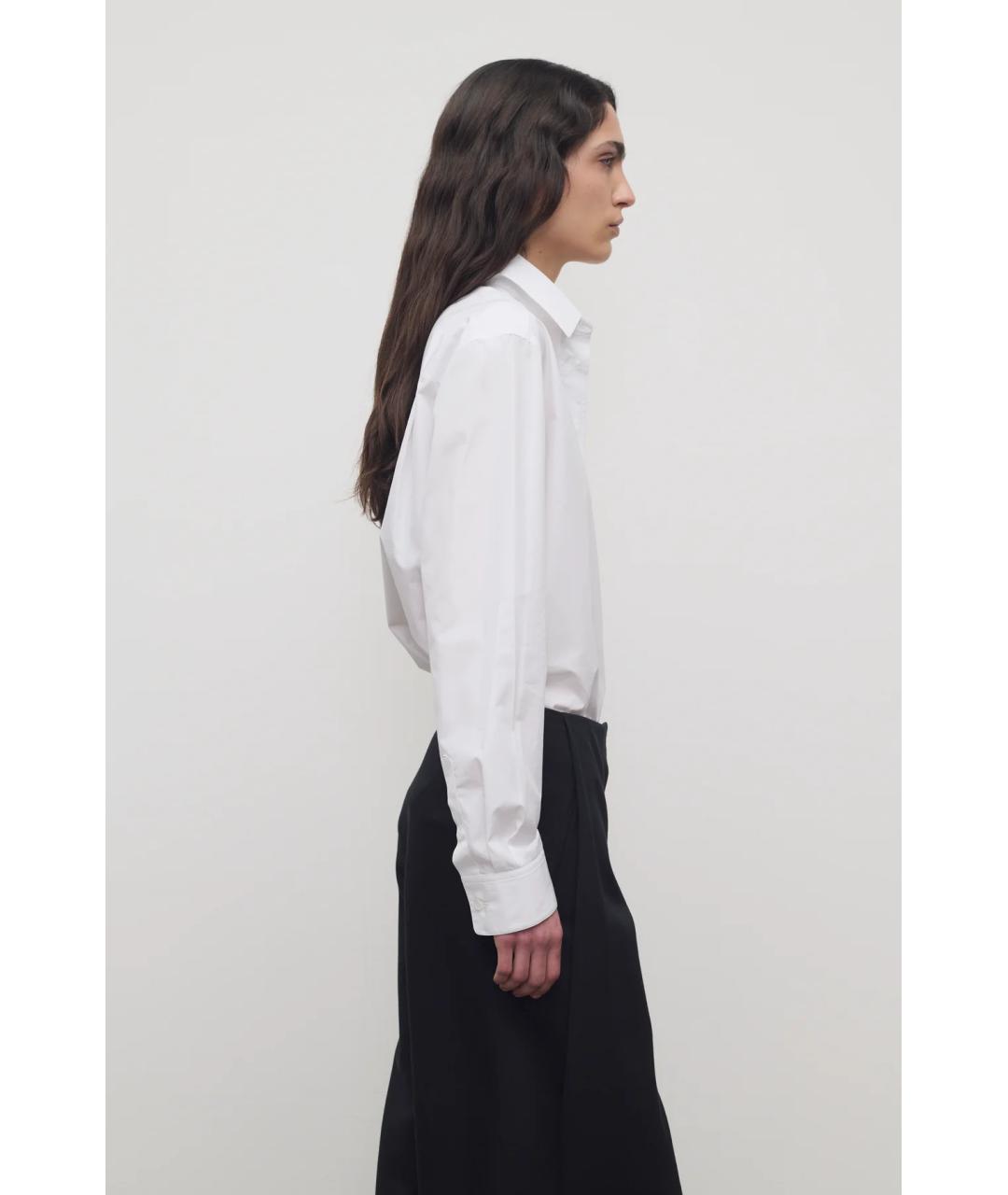 THE ROW Белая хлопковая рубашка, фото 4