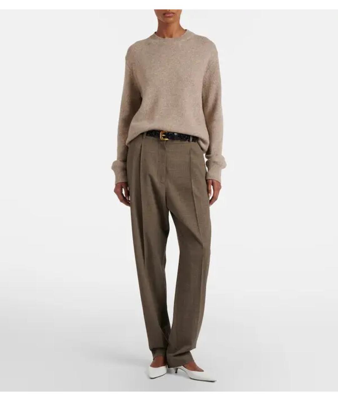 THE ROW Бежевый кашемировый джемпер / свитер, фото 2