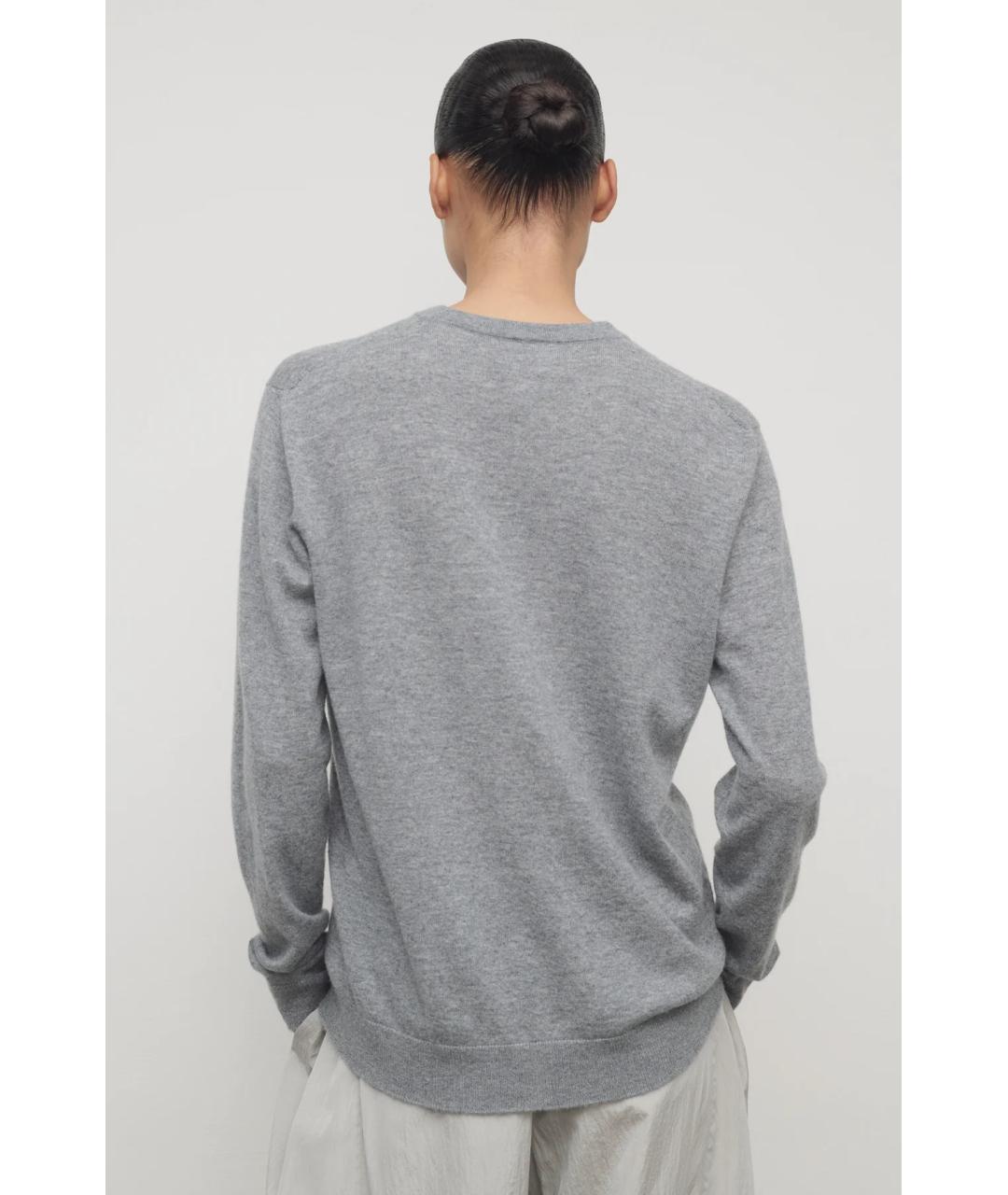 THE ROW Серый кашемировый джемпер / свитер, фото 5