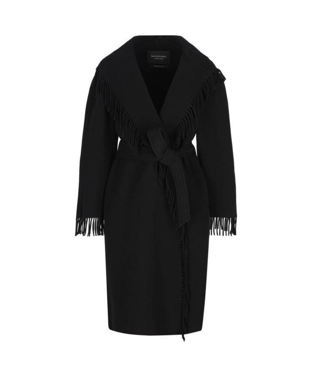 BALENCIAGA Черное пальто, фото 1